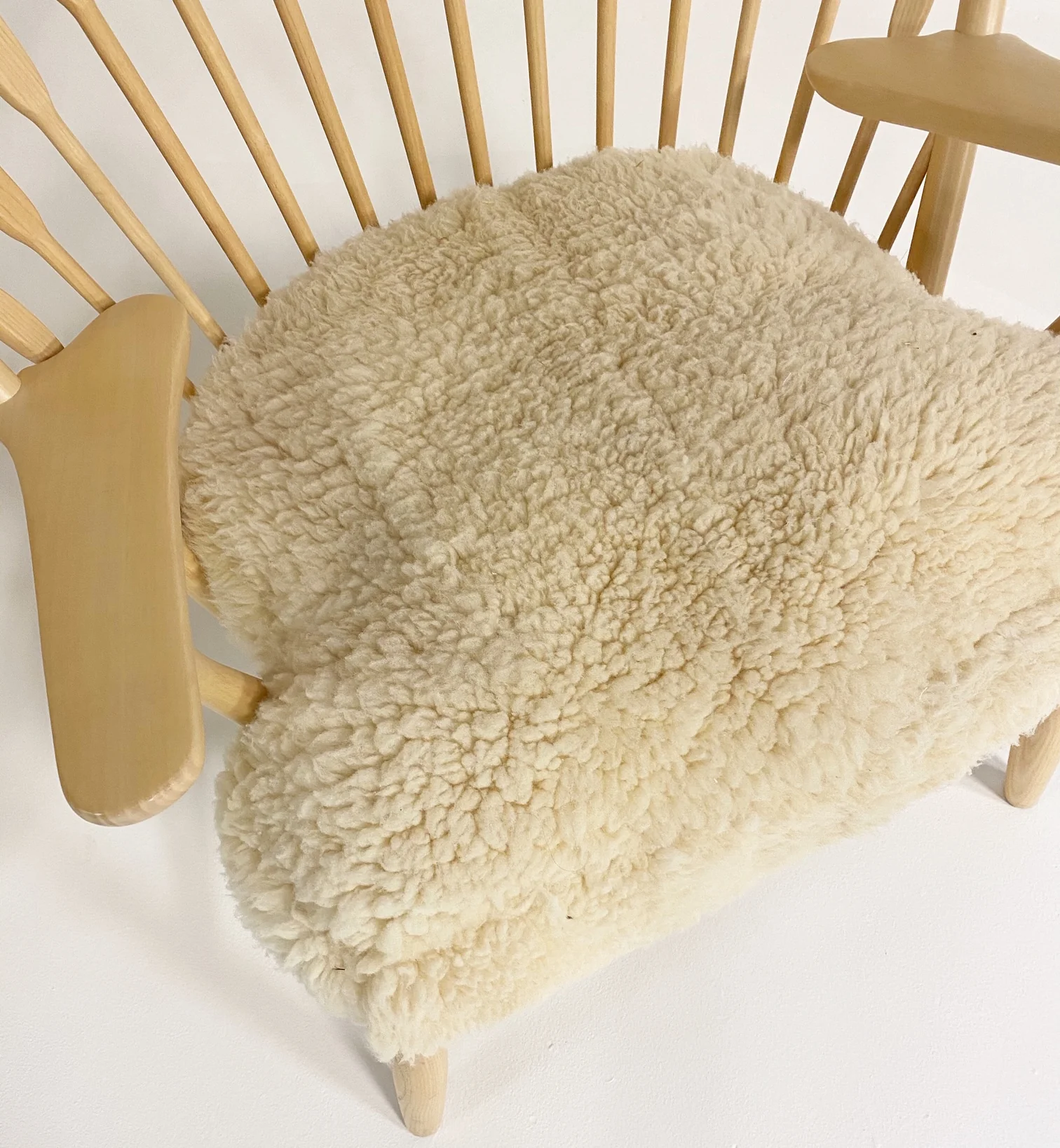 Peacock Lounge Chairs, pair - Image 2