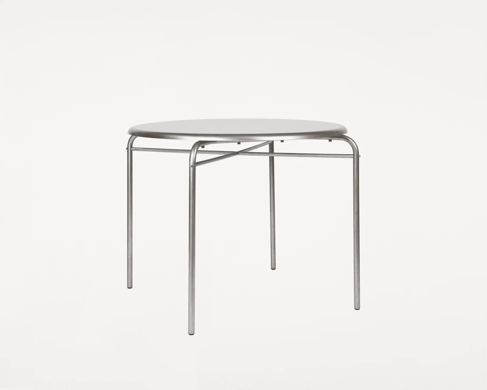 Petit Rond Table | Stainless Steel | Small - Image 3