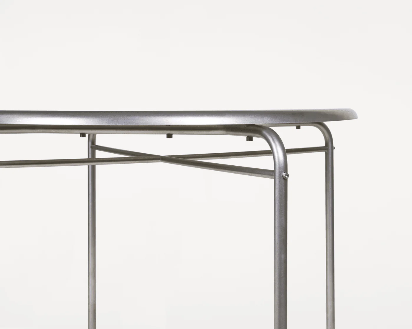 Petit Rond Table | Stainless Steel | Small - Image 5