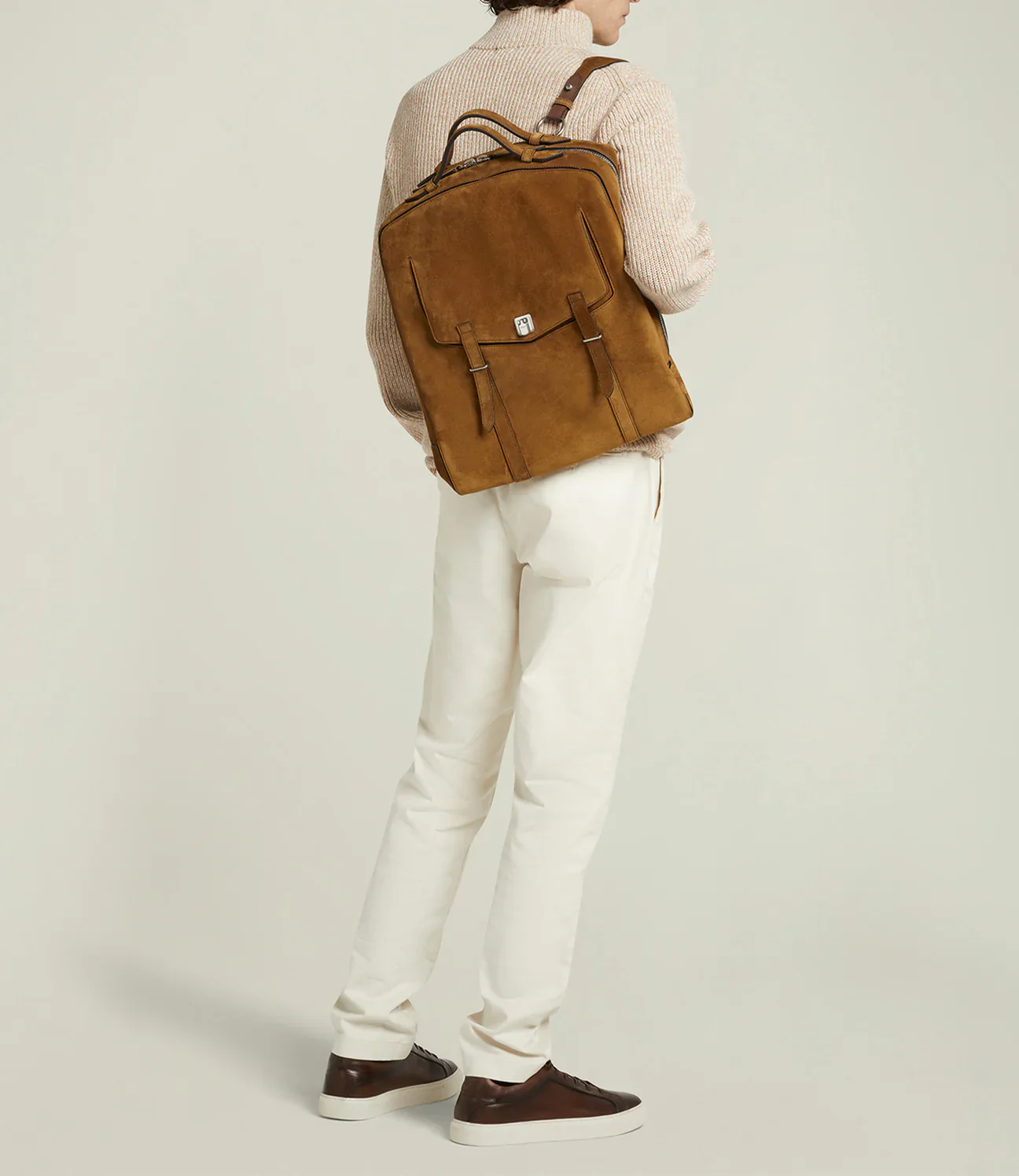 Rider Backpack in Suede Marrakech - Image 7
