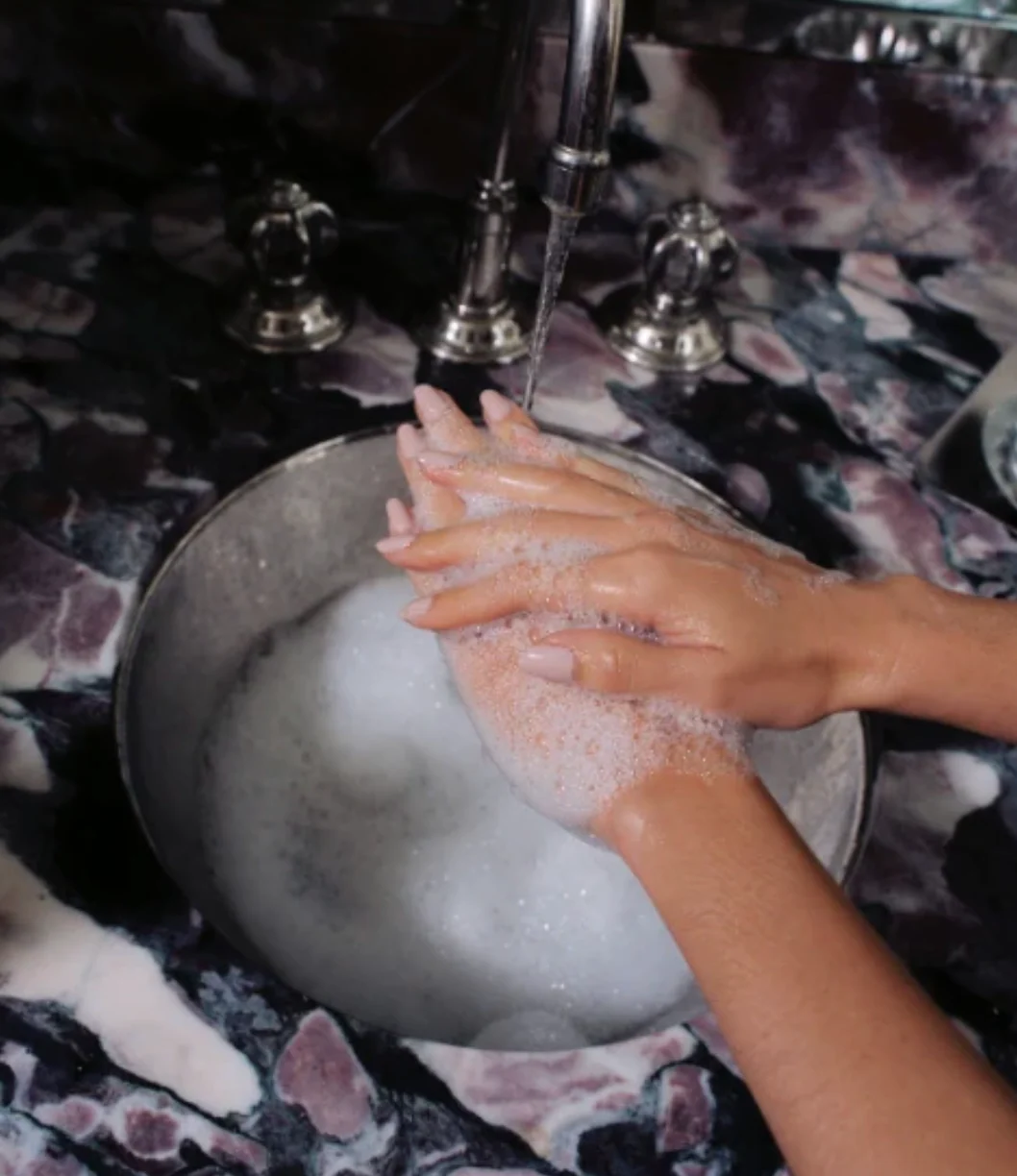 Rosemary Clary Sage Glass Hand Soap - Image 3