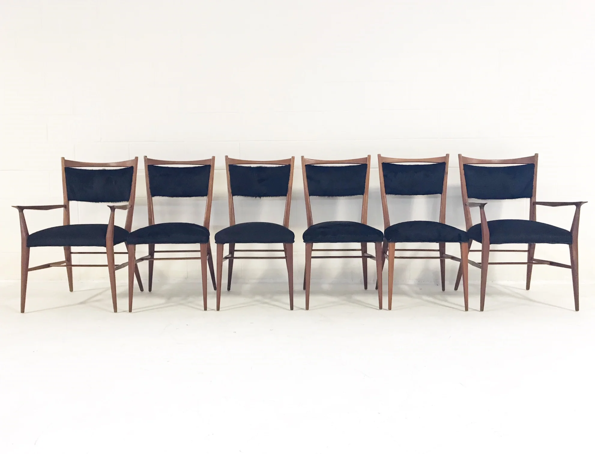 Dining Chairs in Brazilian Cowhide, set of 6 - Image 5