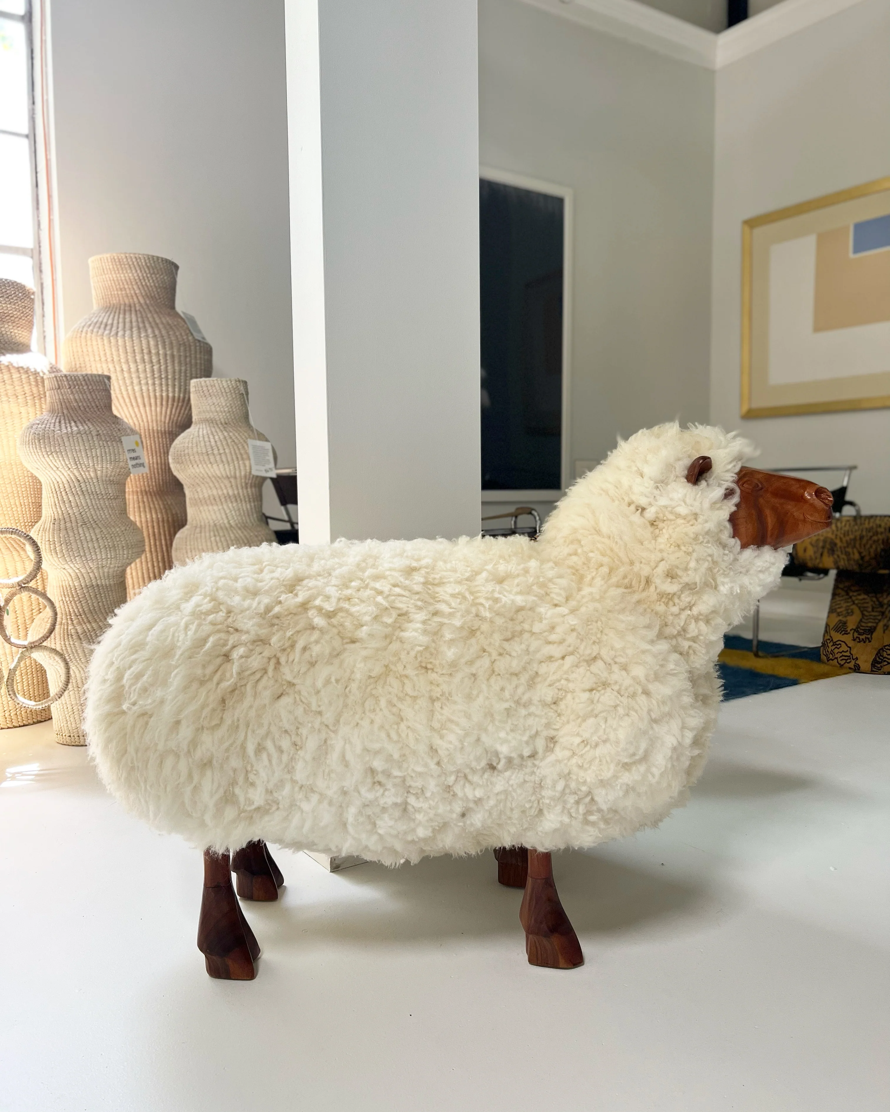 Sheep Sculptures in the Manner of LaLanne