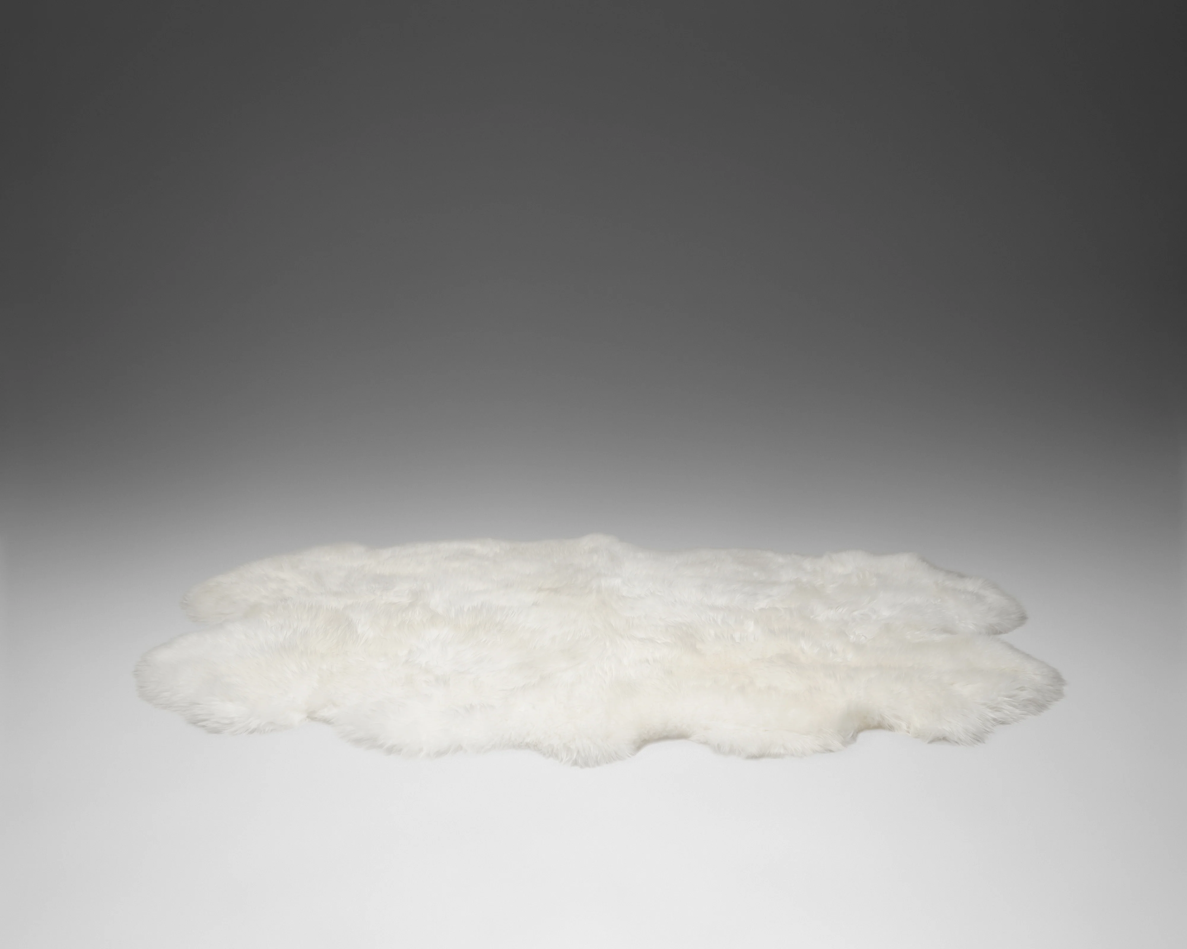 New Zealand Sheepskin Quad Rug - Ivory - Image 3