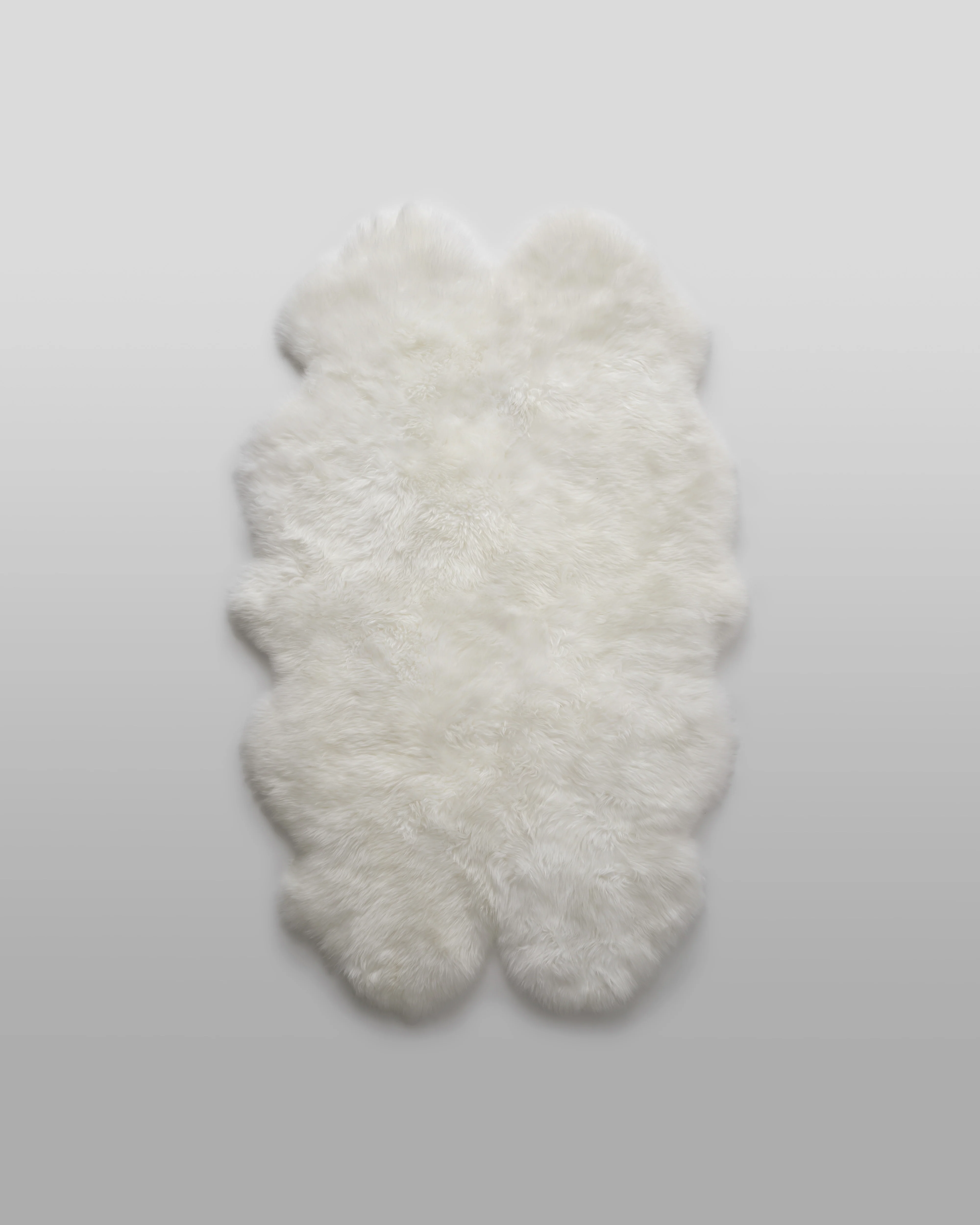 New Zealand Sheepskin Quad Rug - Ivory - Image 4