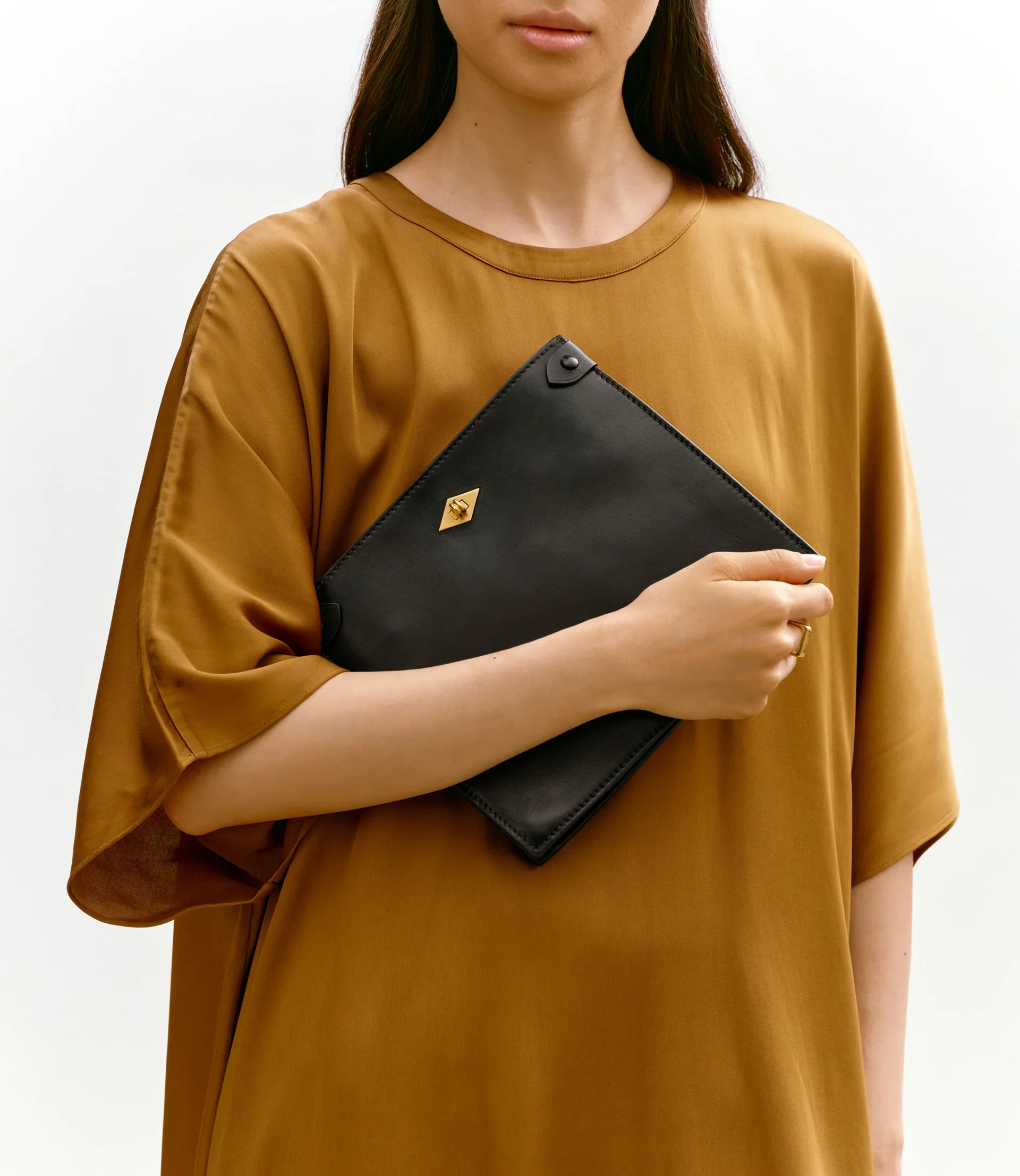 Stowaway Crossbody in Buttery Napa Black - Image 2