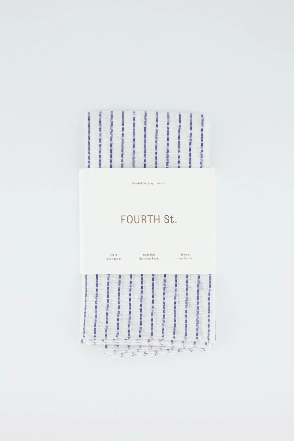 Striped Linen Napkins, Set of 4 - Image 4