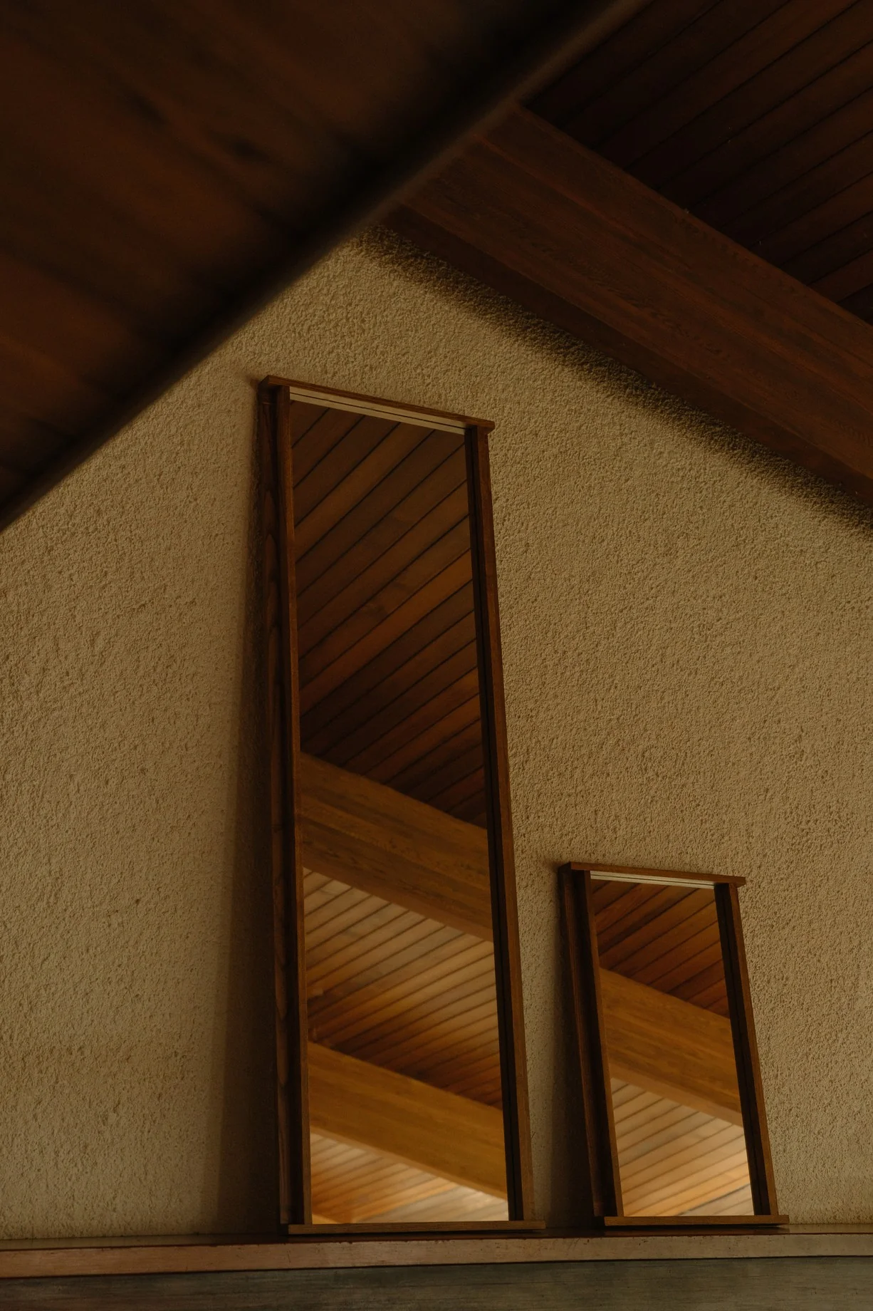 Symmetry Mirror | Honey Ash Wood | Large - Image 5
