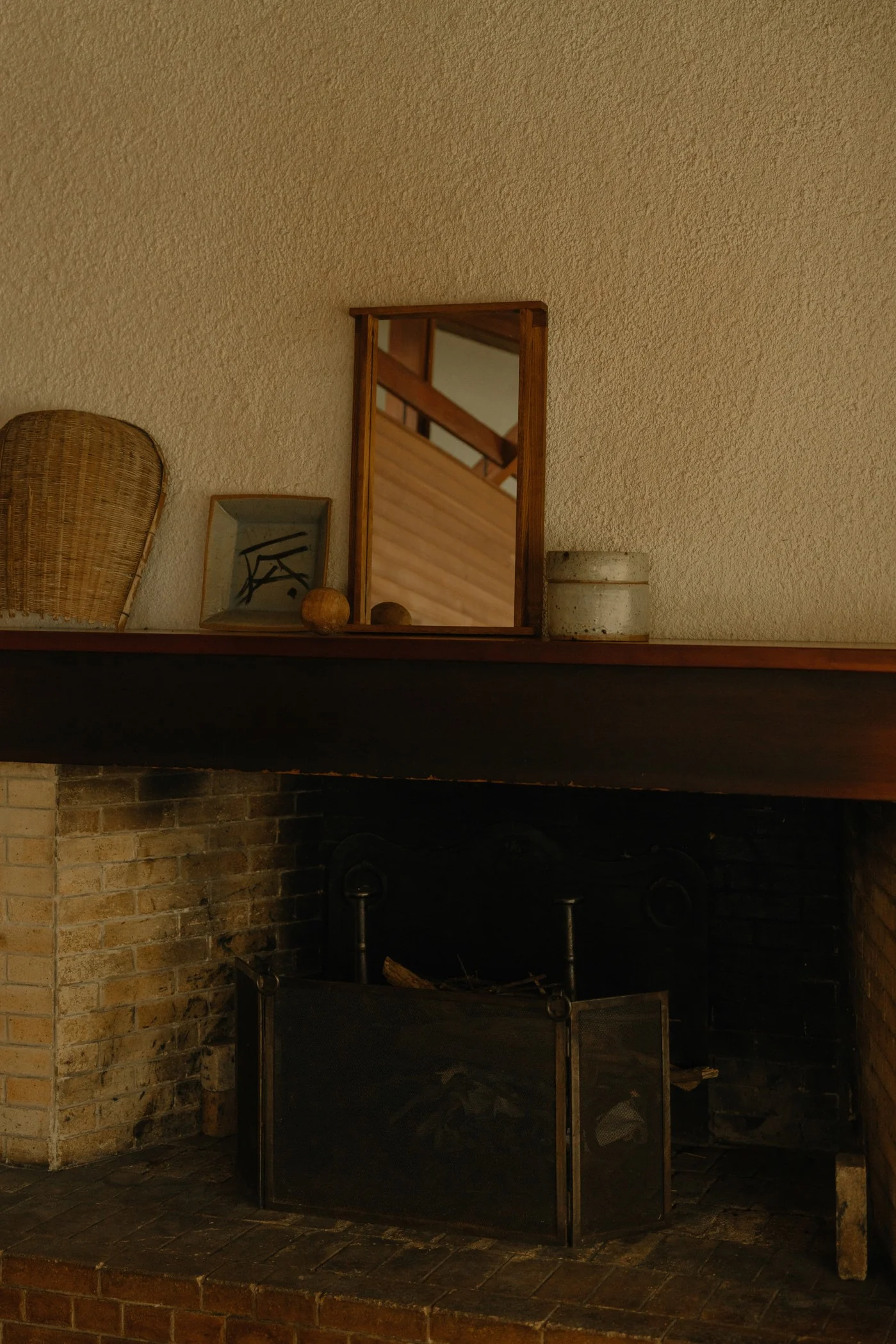 Symmetry Mirror | Honey Ash Wood | Small - Image 3