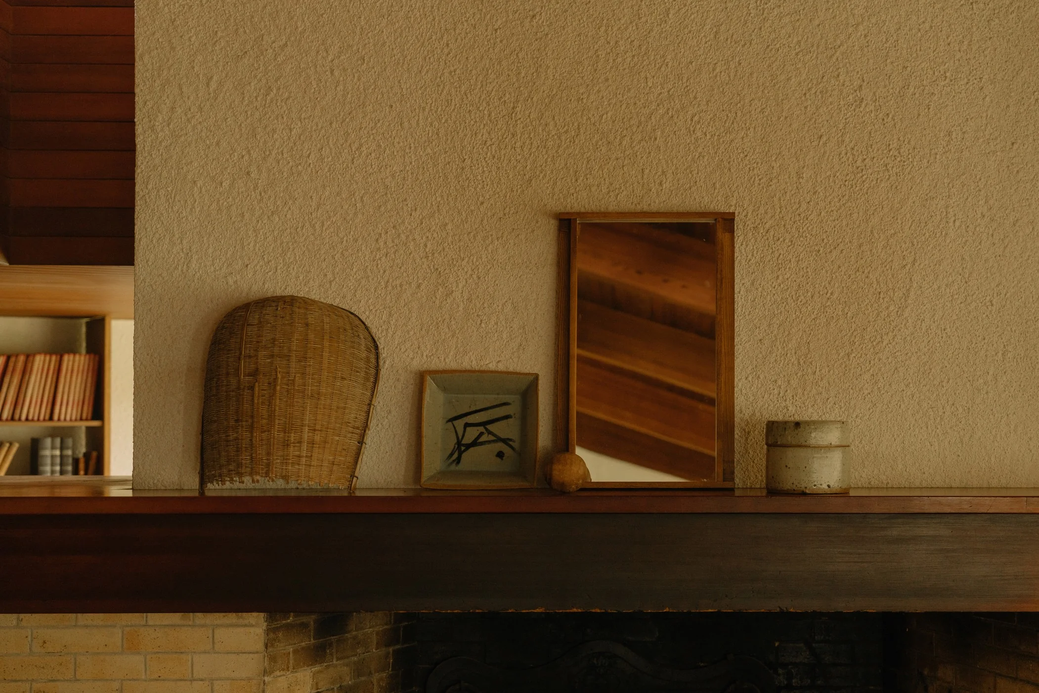 Symmetry Mirror | Honey Ash Wood | Small - Image 4