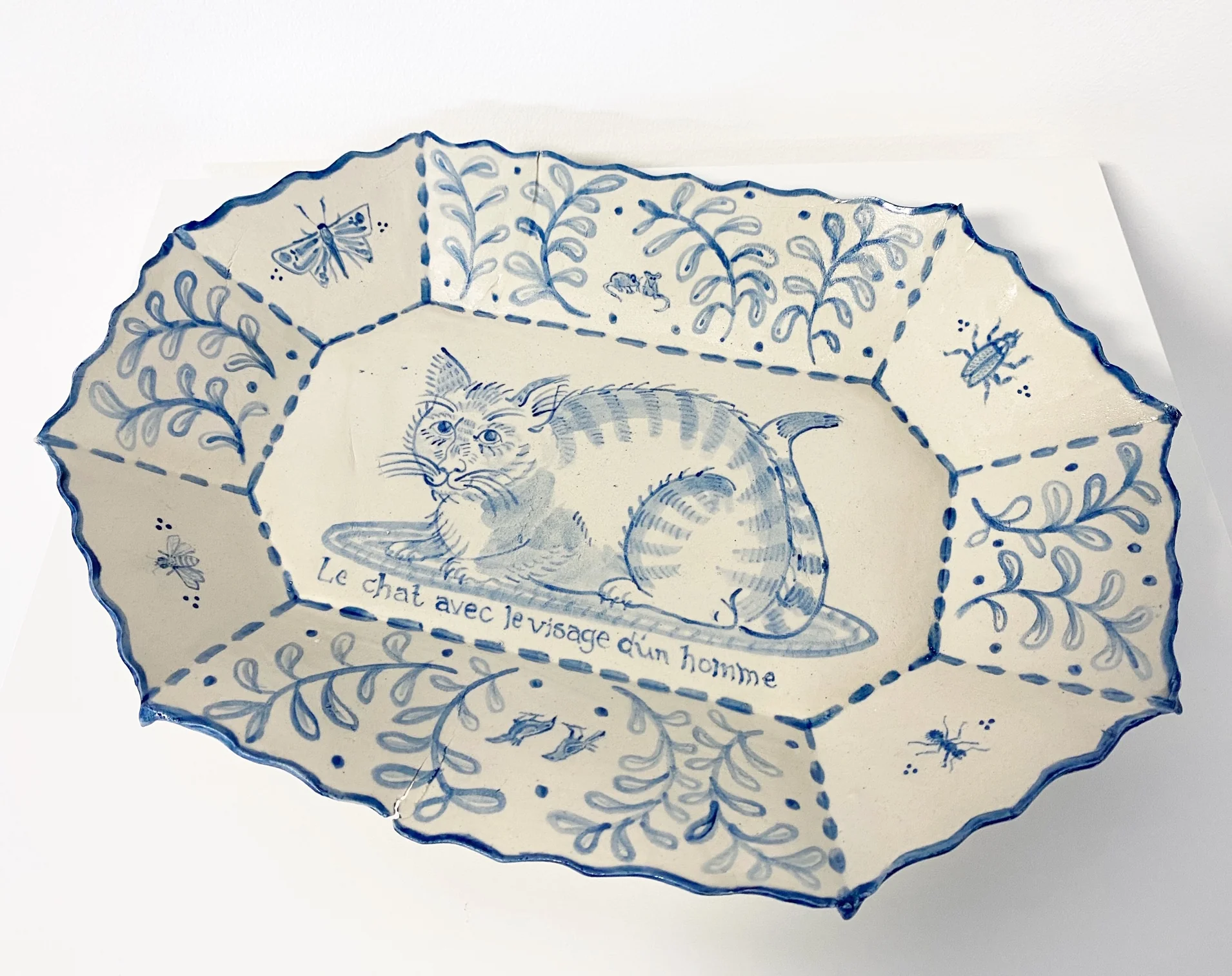 The Cat With Face of a Man (Misadventures) Tray - Image 2