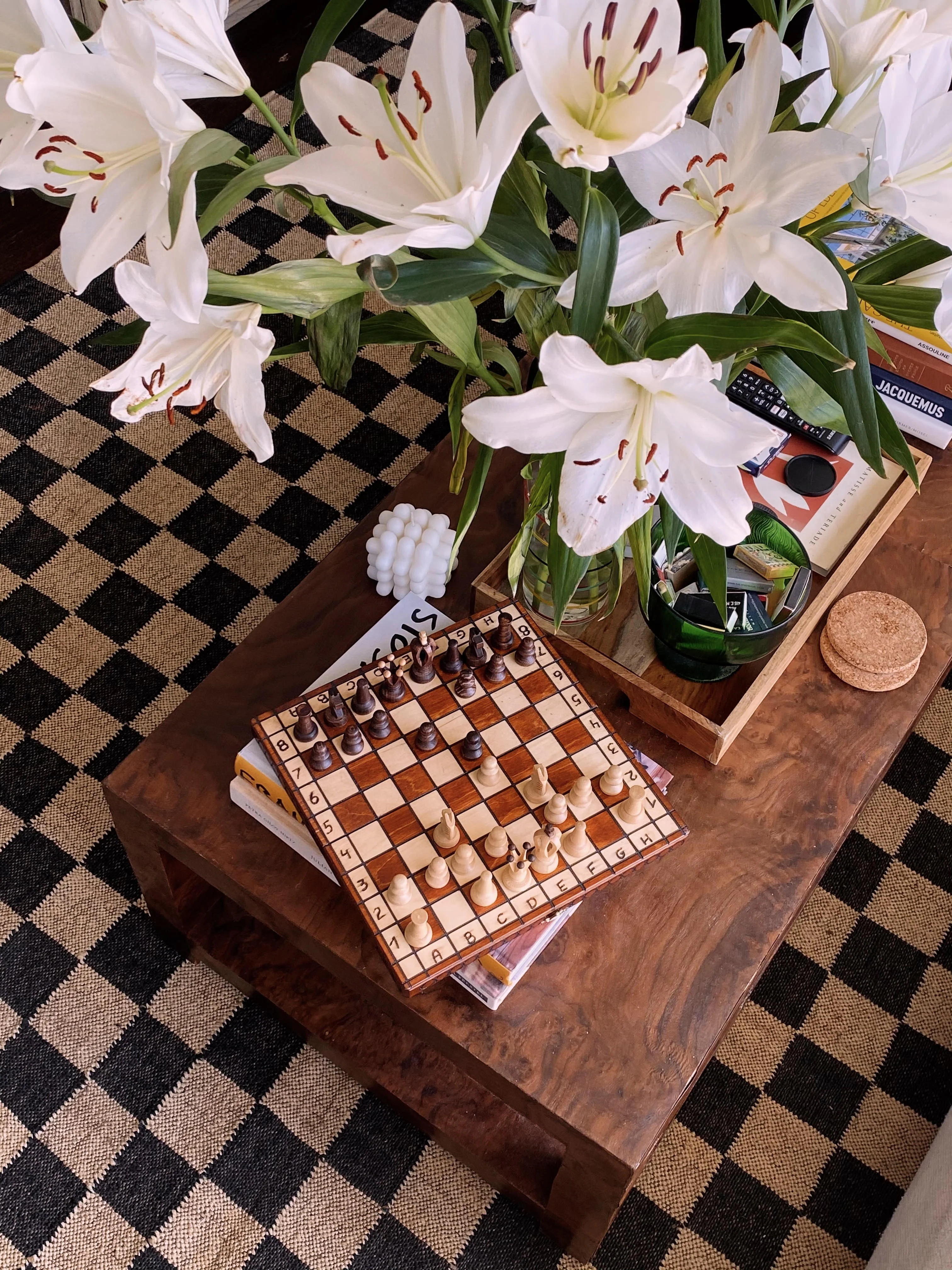The Checkerboard Rug - Off Black - Image 10