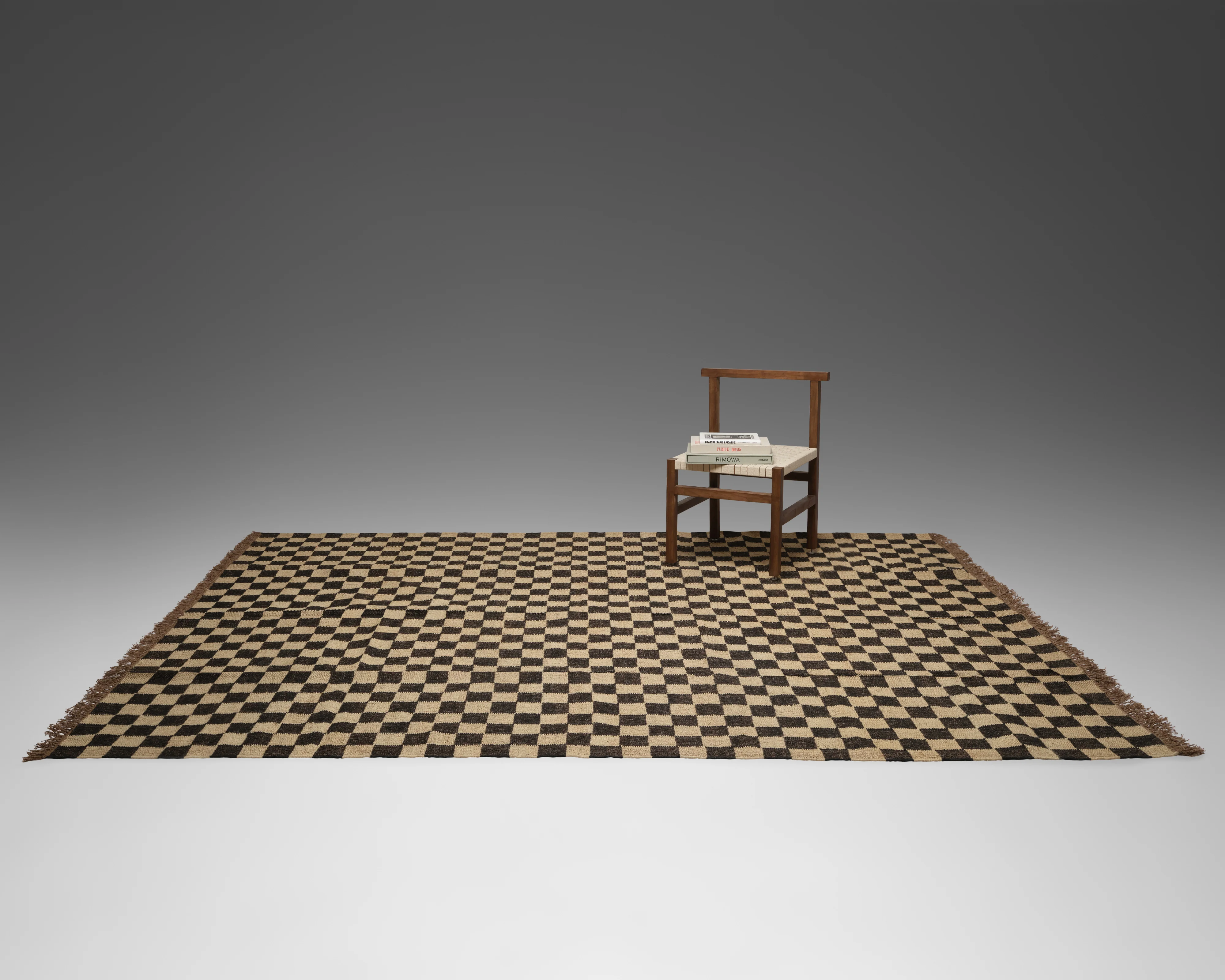The Checkerboard Rug - Off Black - Image 3