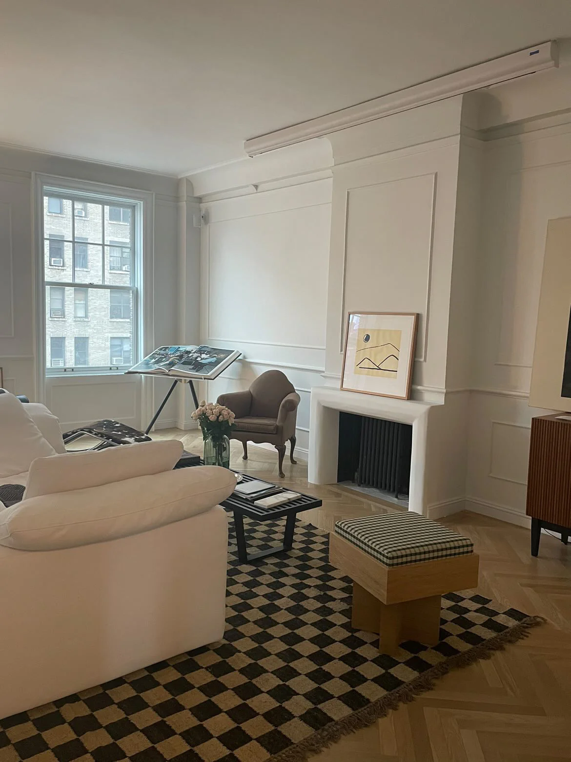 The Checkerboard Rug - Off Black - Image 6