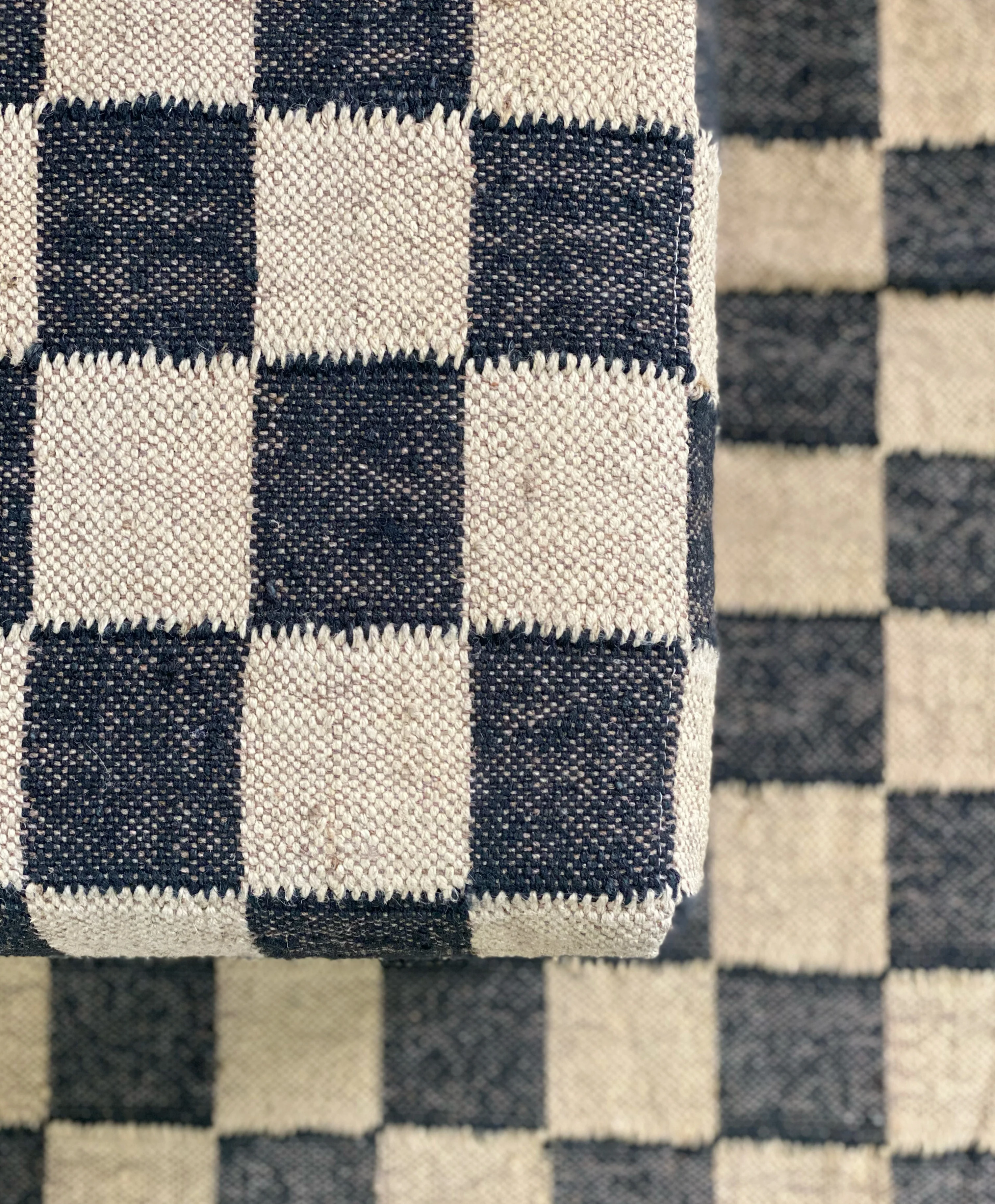 The Forsyth Checkerboard Ottoman - Image 3