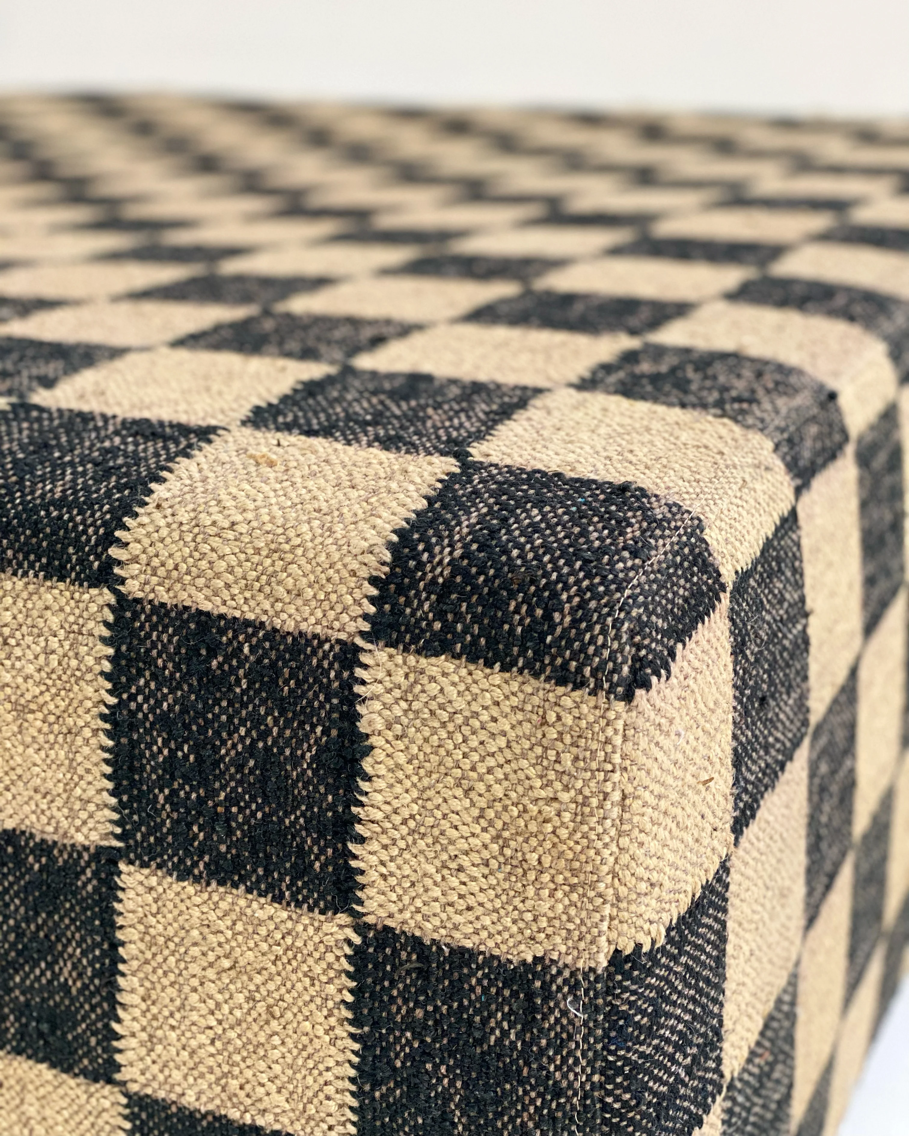 The Forsyth Checkerboard Ottoman, 54 x 54 in - Image 4