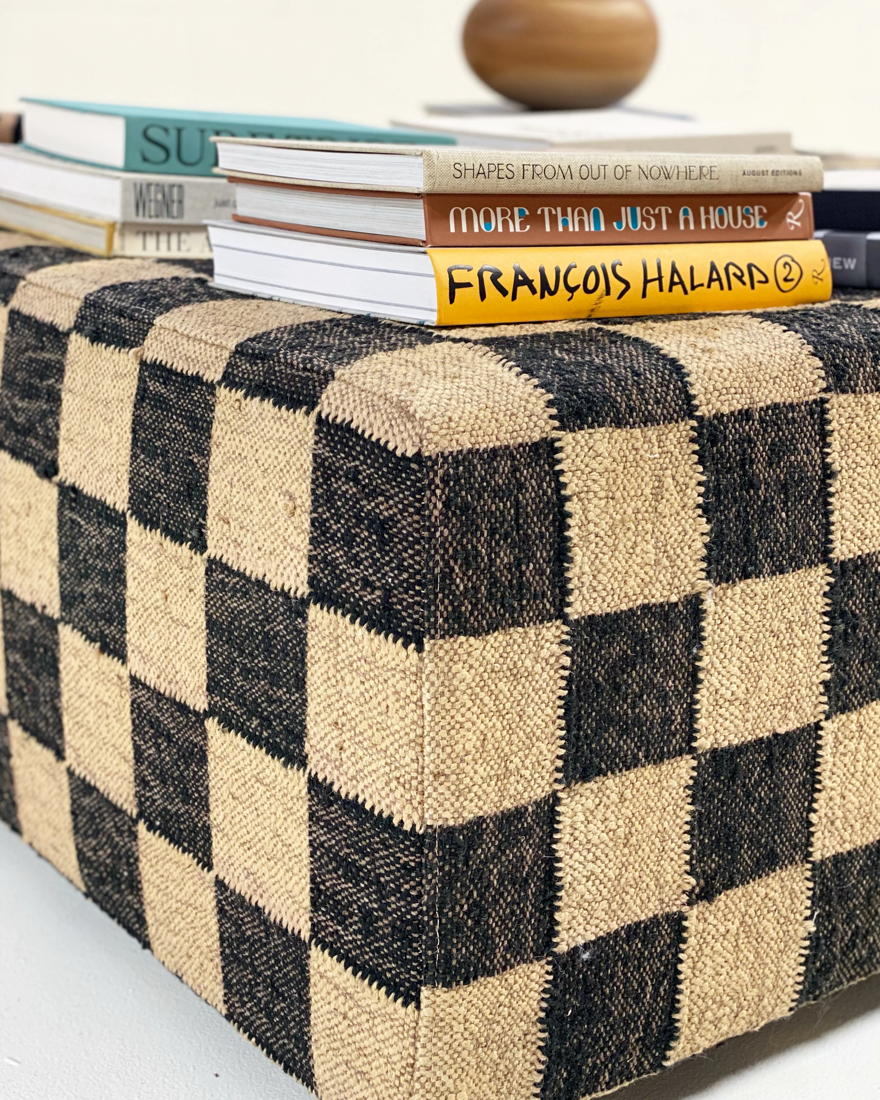 The Forsyth Checkerboard Ottoman, 54 x 54 in - Image 7