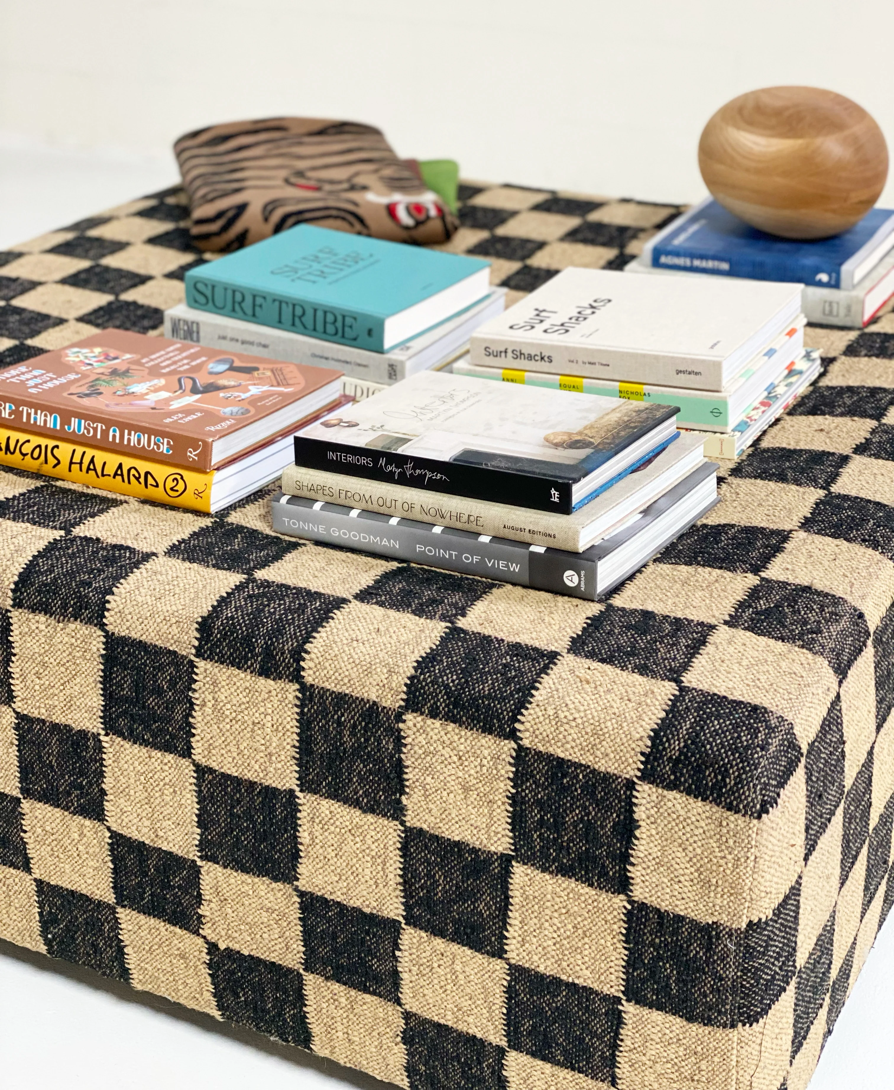 The Forsyth Checkerboard Ottoman, 54 x 54 in - Image 8