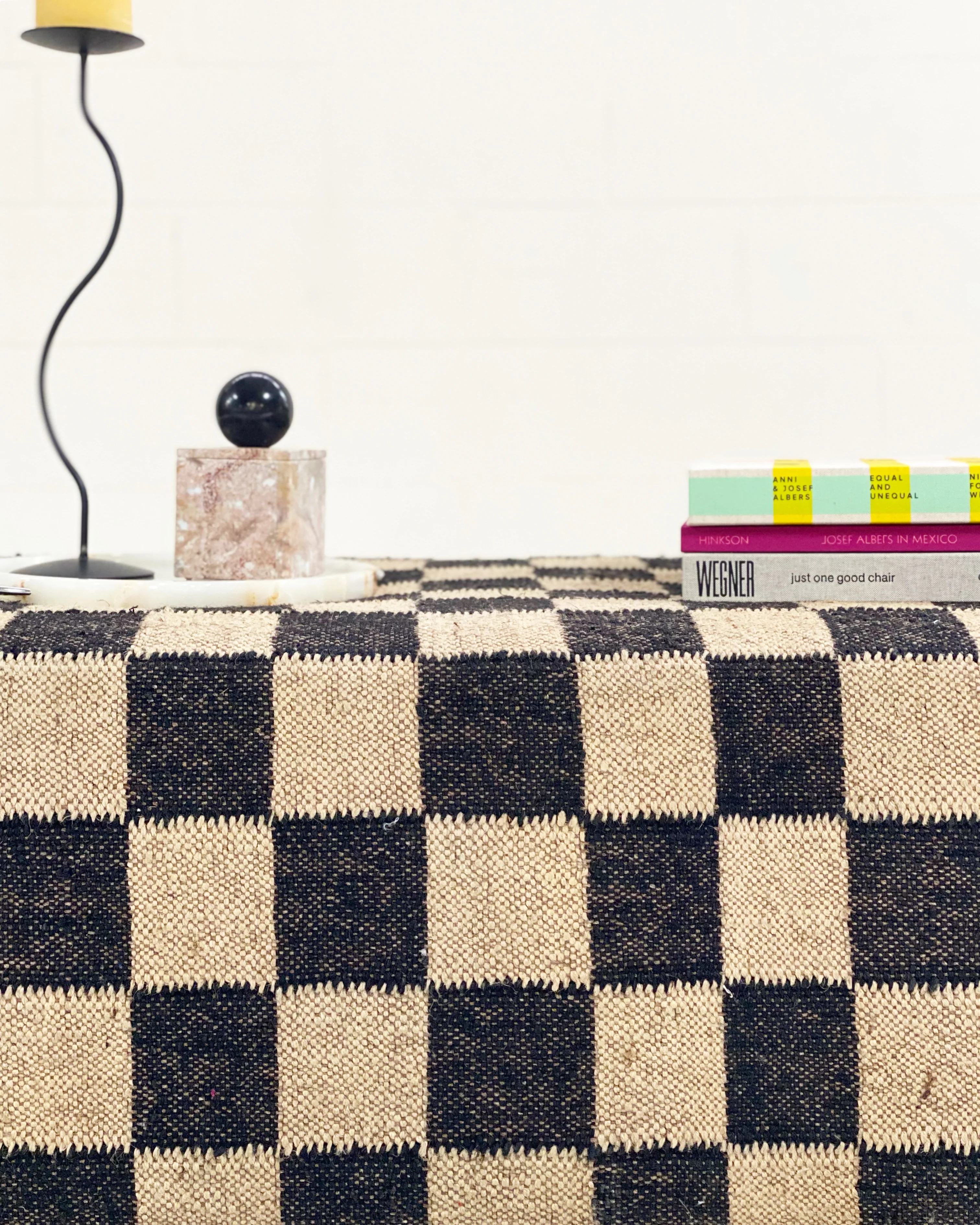 The Forsyth Checkerboard Ottoman - Image 8