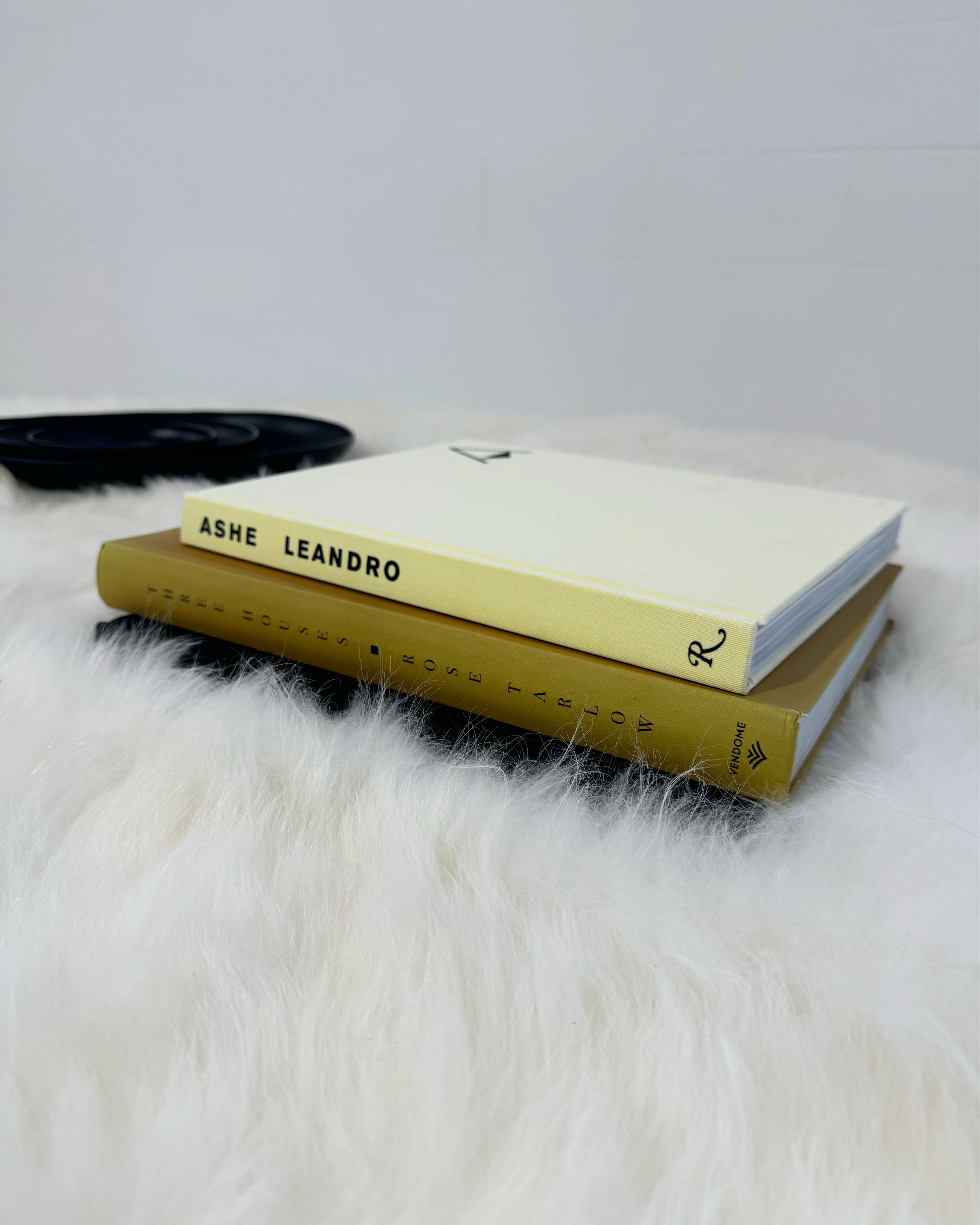 The Forsyth Circle Ottoman in Natural Cashmere Goatskin - Image 8