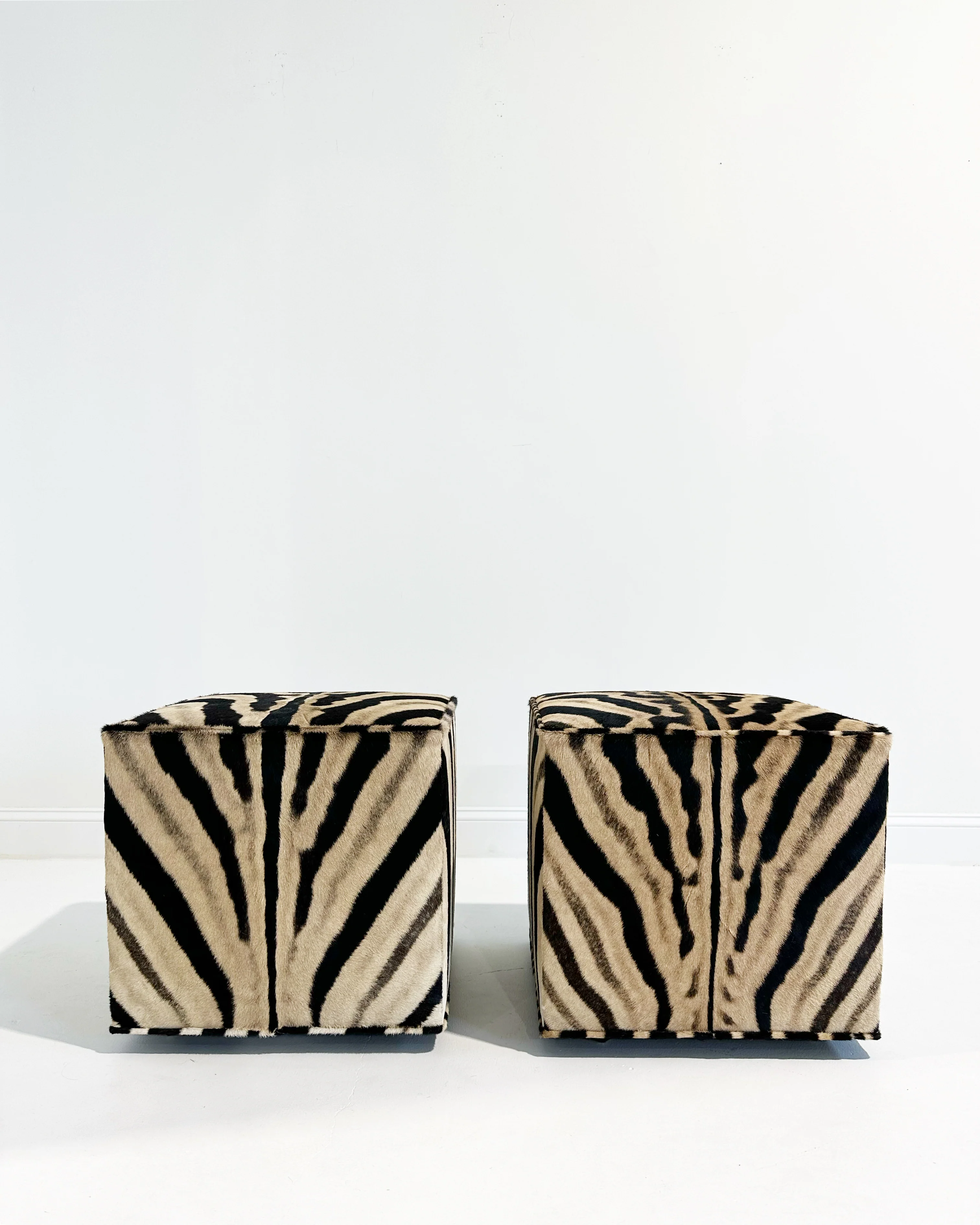 The Forsyth Cube Ottoman in Zebra - Image 12