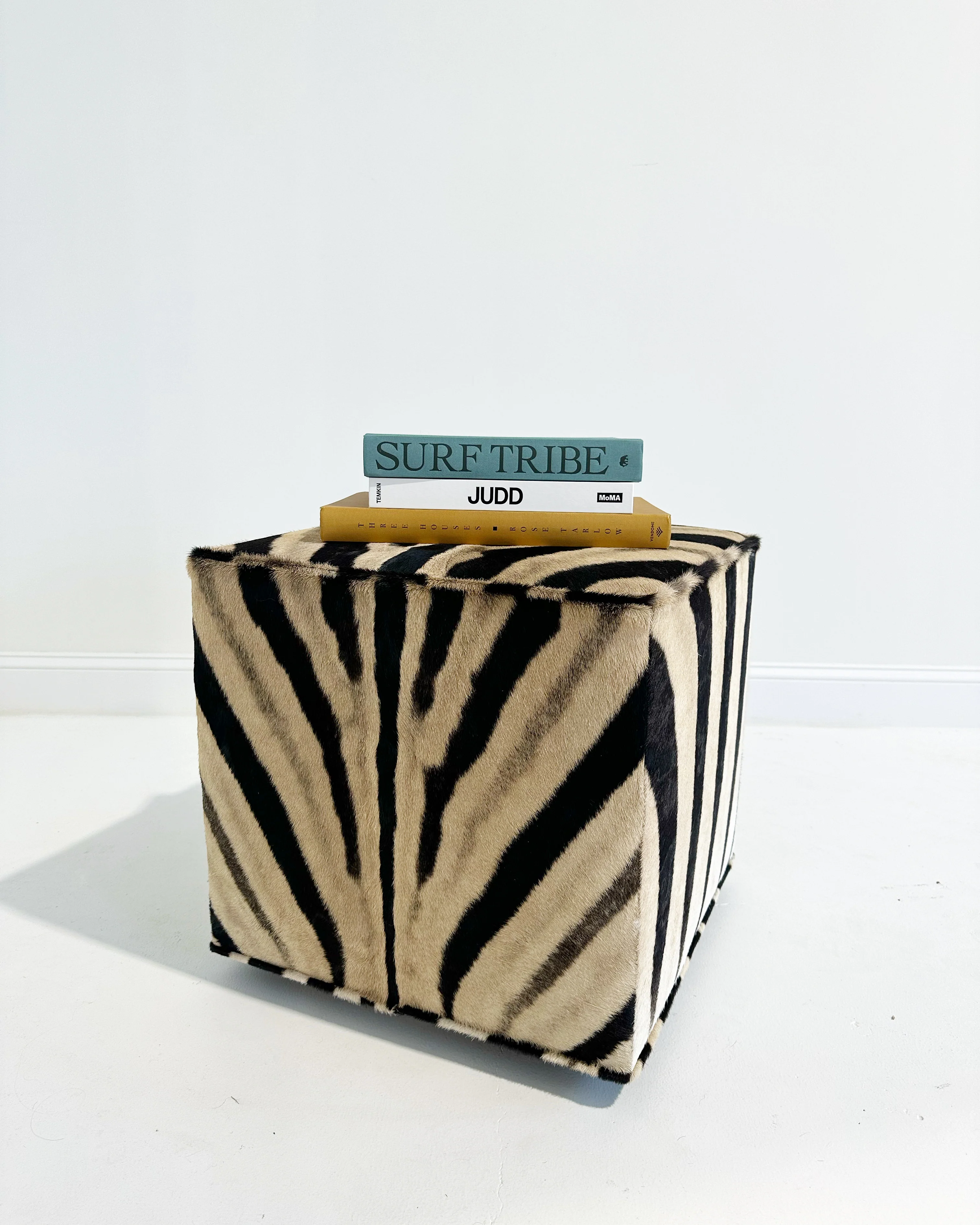 The Forsyth Cube Ottoman in Zebra - Image 5