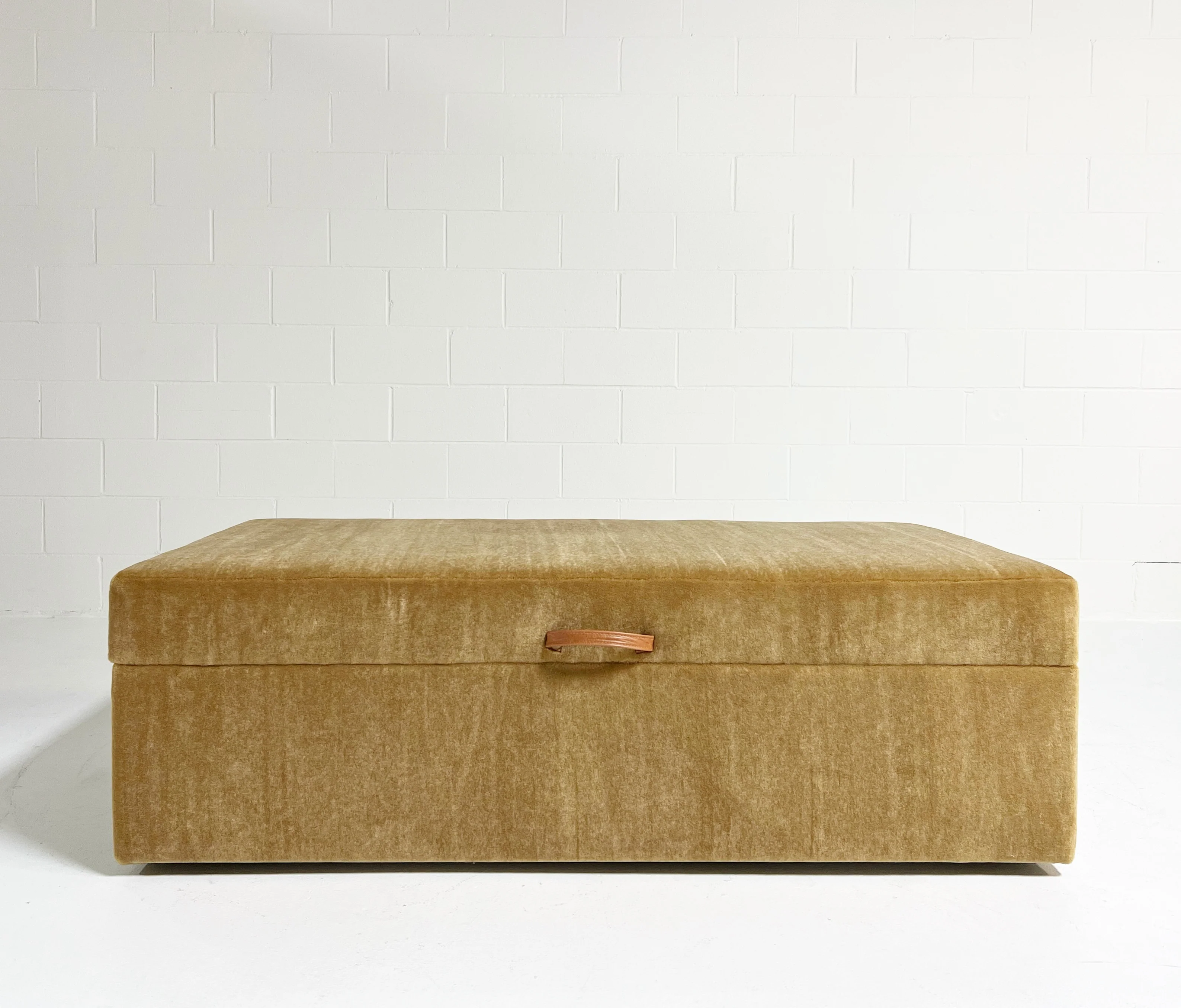The Forsyth Storage Ottoman in Pierre Frey Teddy Mohair - Image 12