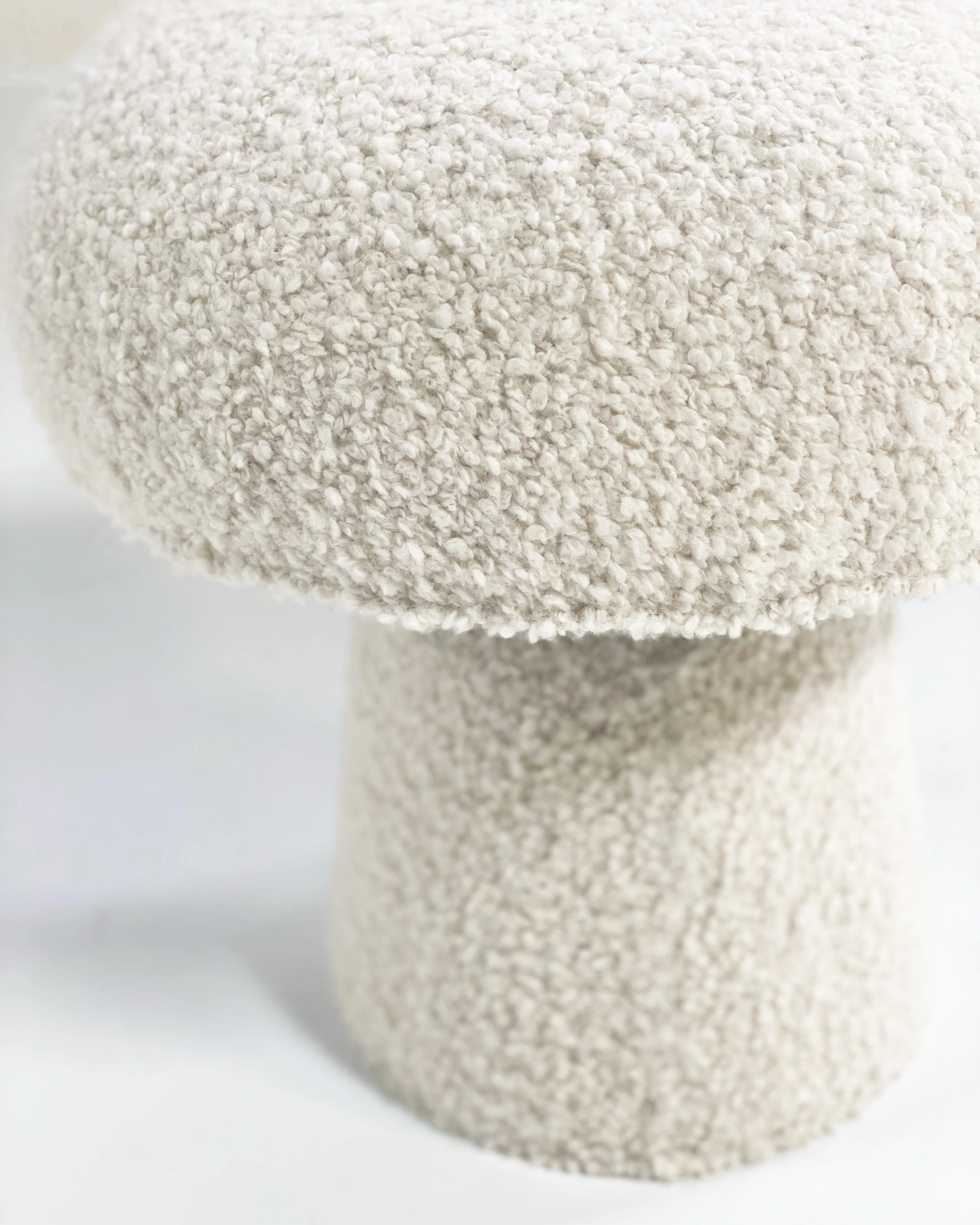 The Forsyth Mushroom Pouf in Boucle - Image 3