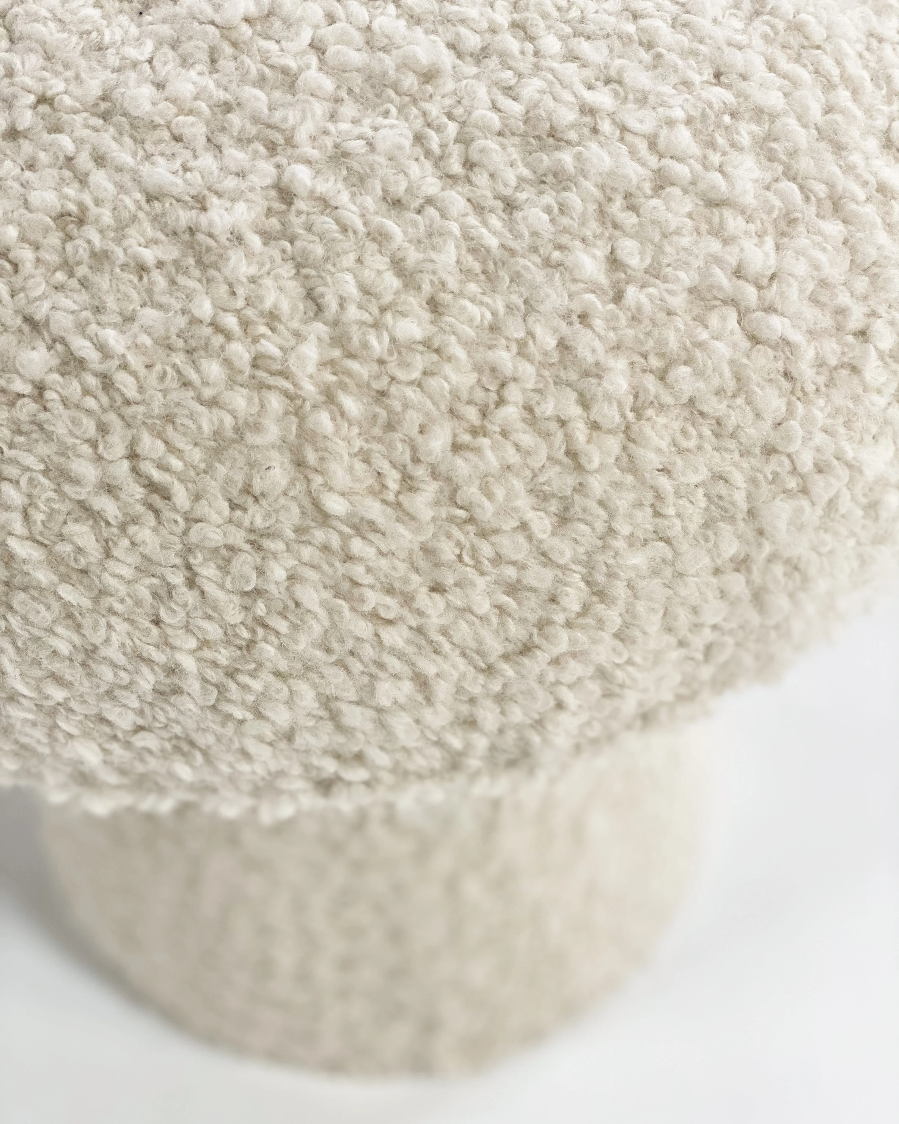 The Forsyth Mushroom Pouf in Boucle - Image 4