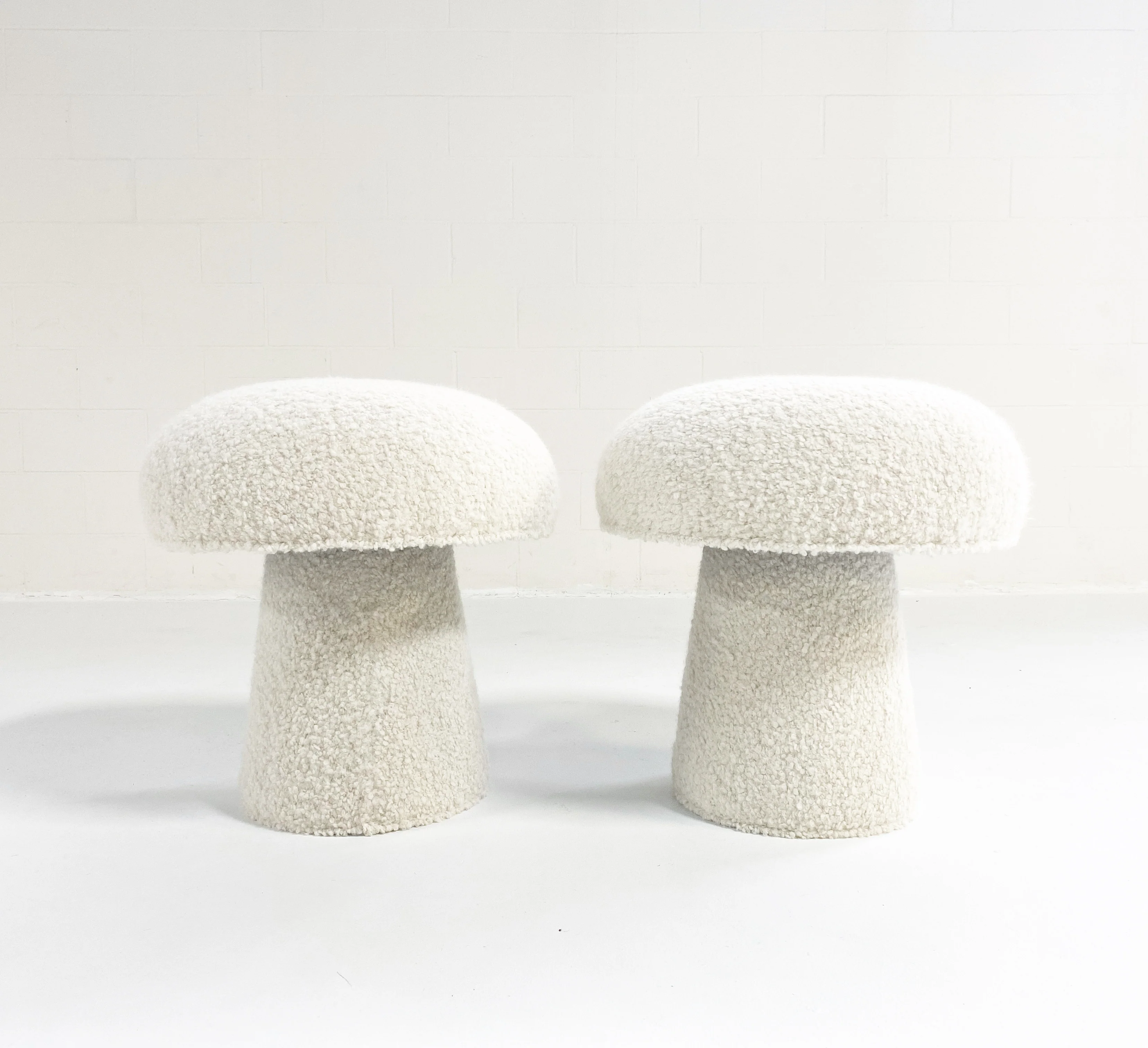 The Forsyth Mushroom Pouf in Boucle - Image 5