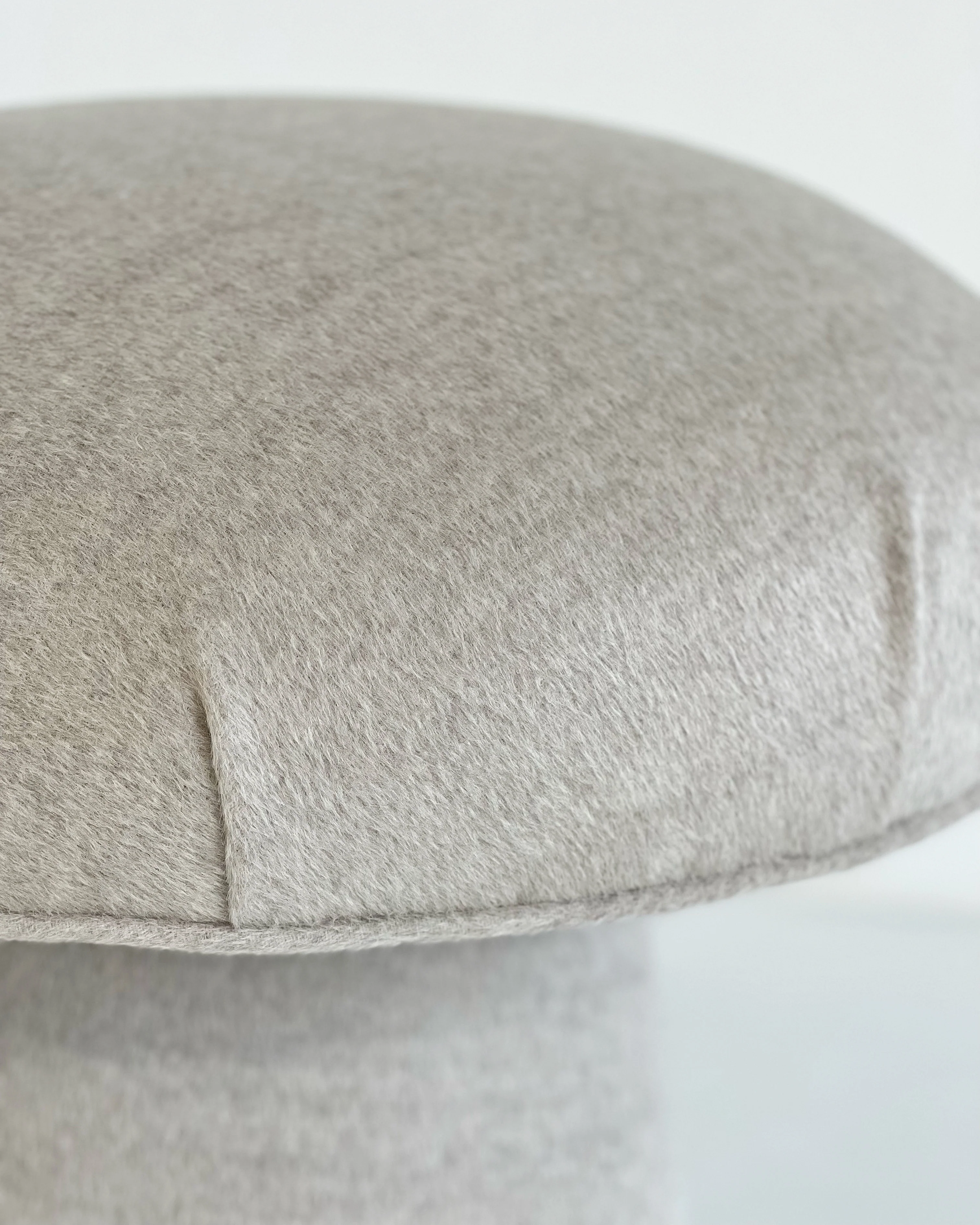 The Forsyth Mushroom Pouf in Loro Piana 'Incas' Alpaca Wool - Image 7