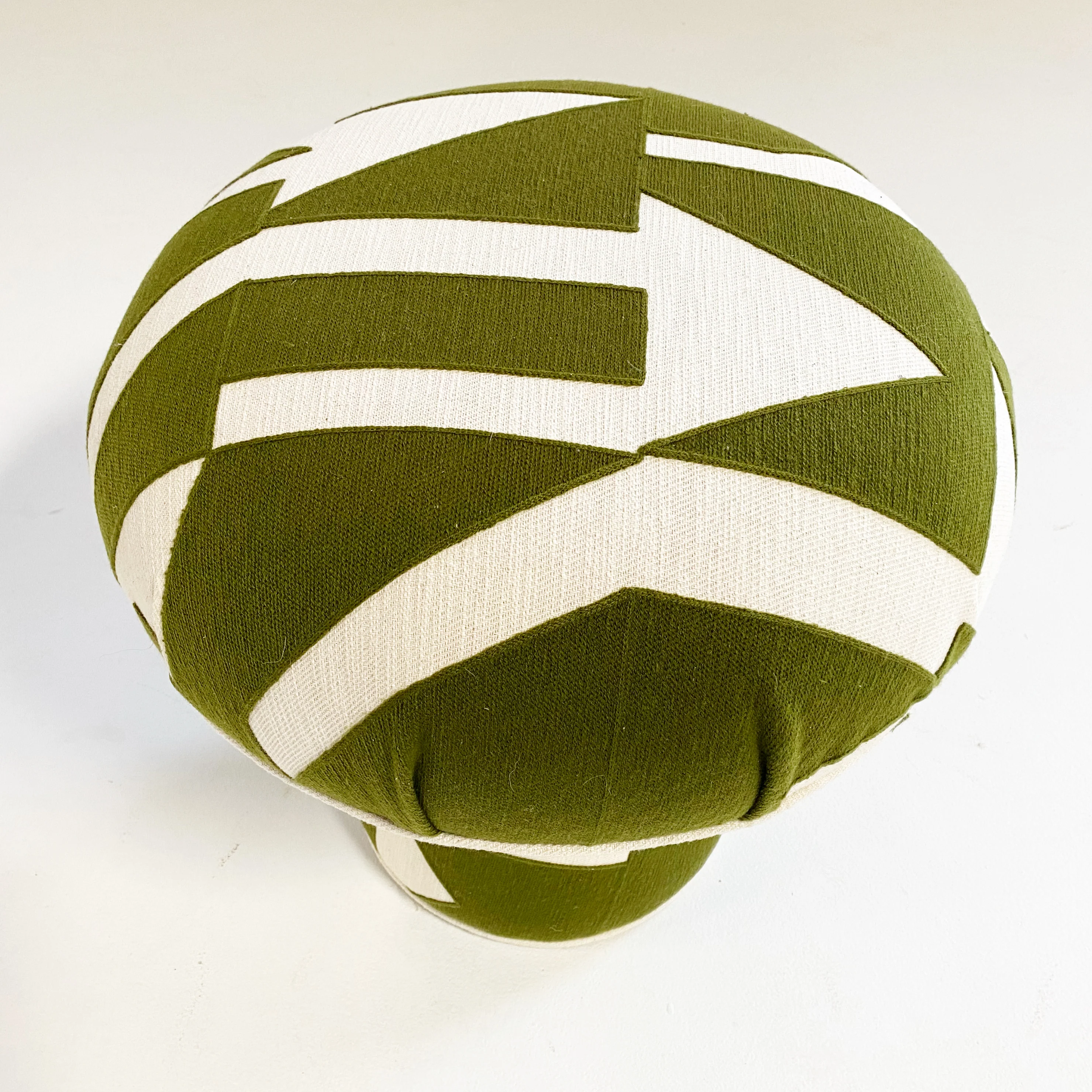 The Forsyth Mushroom Pouf in Pierre Frey Wokabi - Image 5