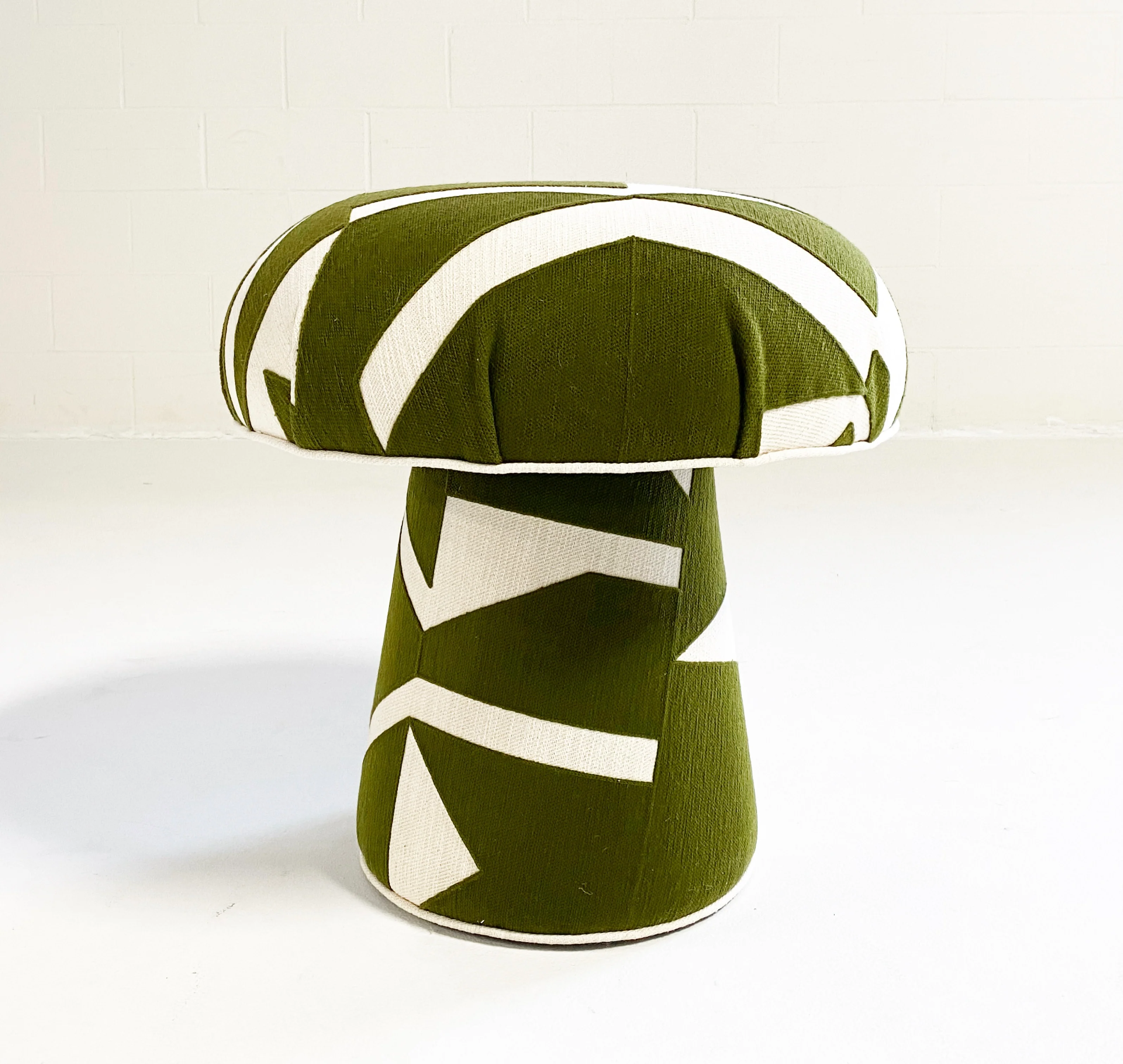 The Forsyth Mushroom Pouf in Pierre Frey Wokabi - Image 6