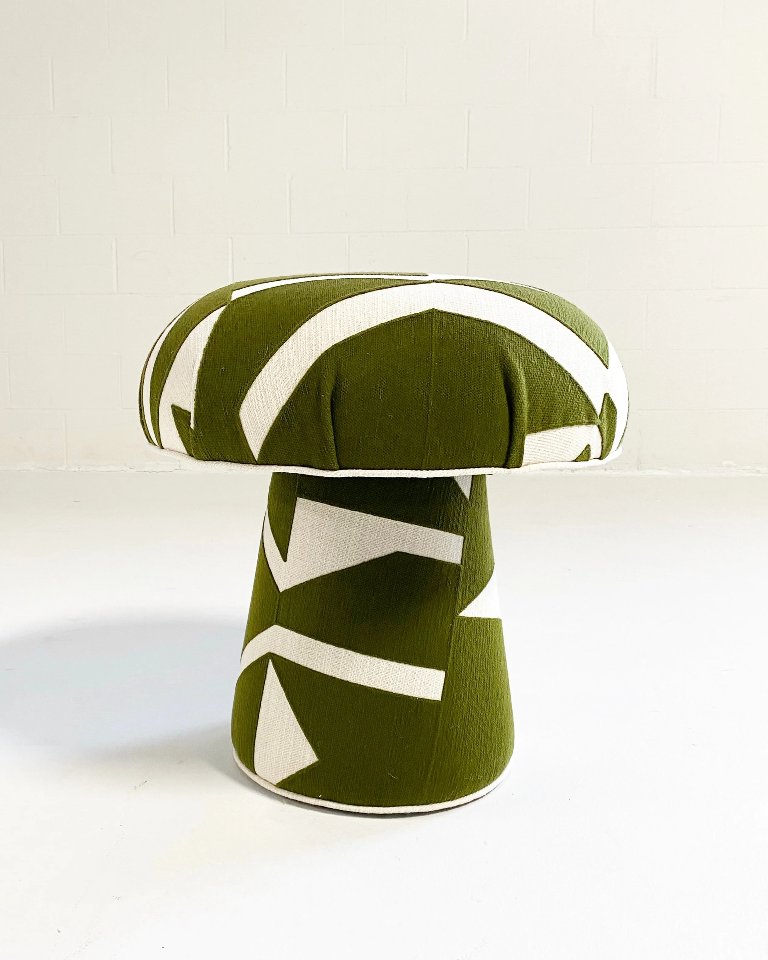 The Forsyth Mushroom Pouf in Pierre Frey Wokabi - Image 8