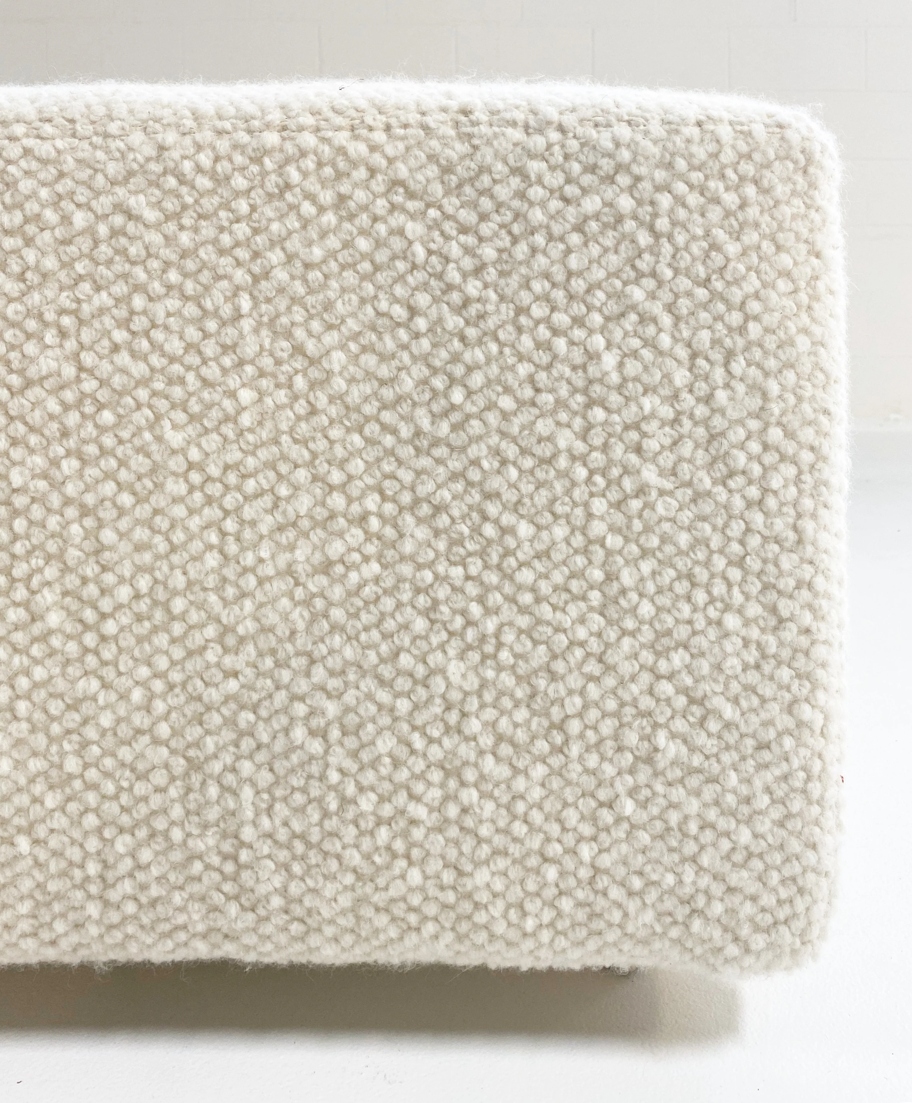The Forsyth Ottoman in Dedar Boucle, 54 x 54 in - Image 9