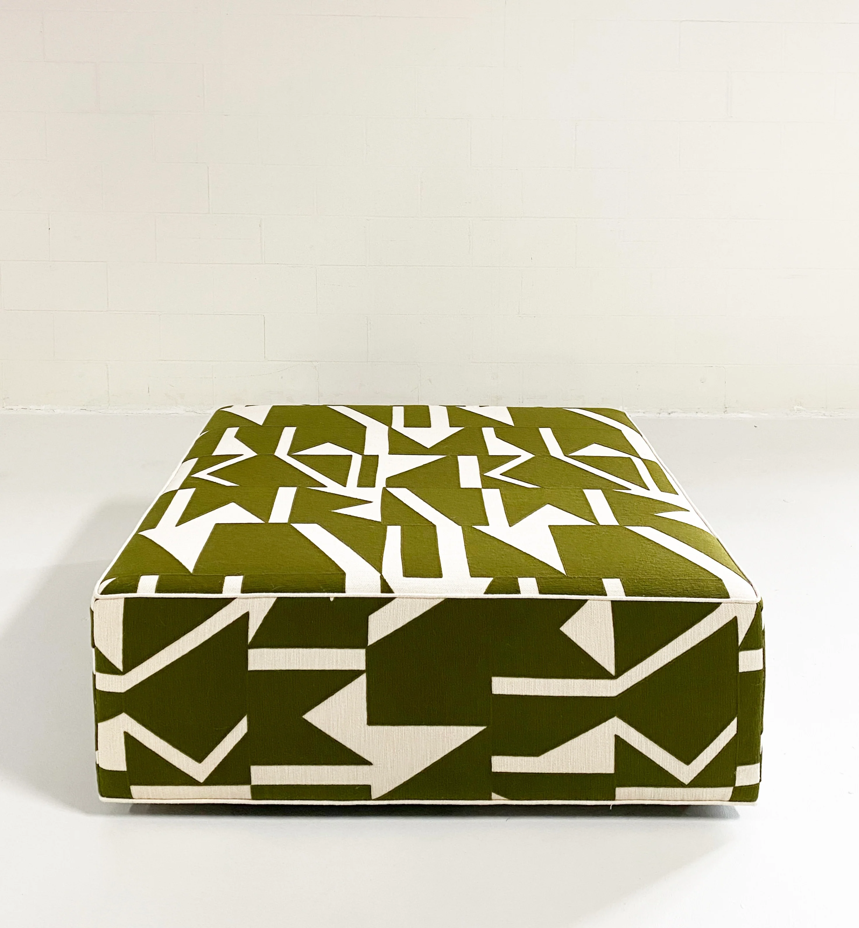 The Forsyth Ottoman in Pierre Frey Wokabi Fabric - Image 11