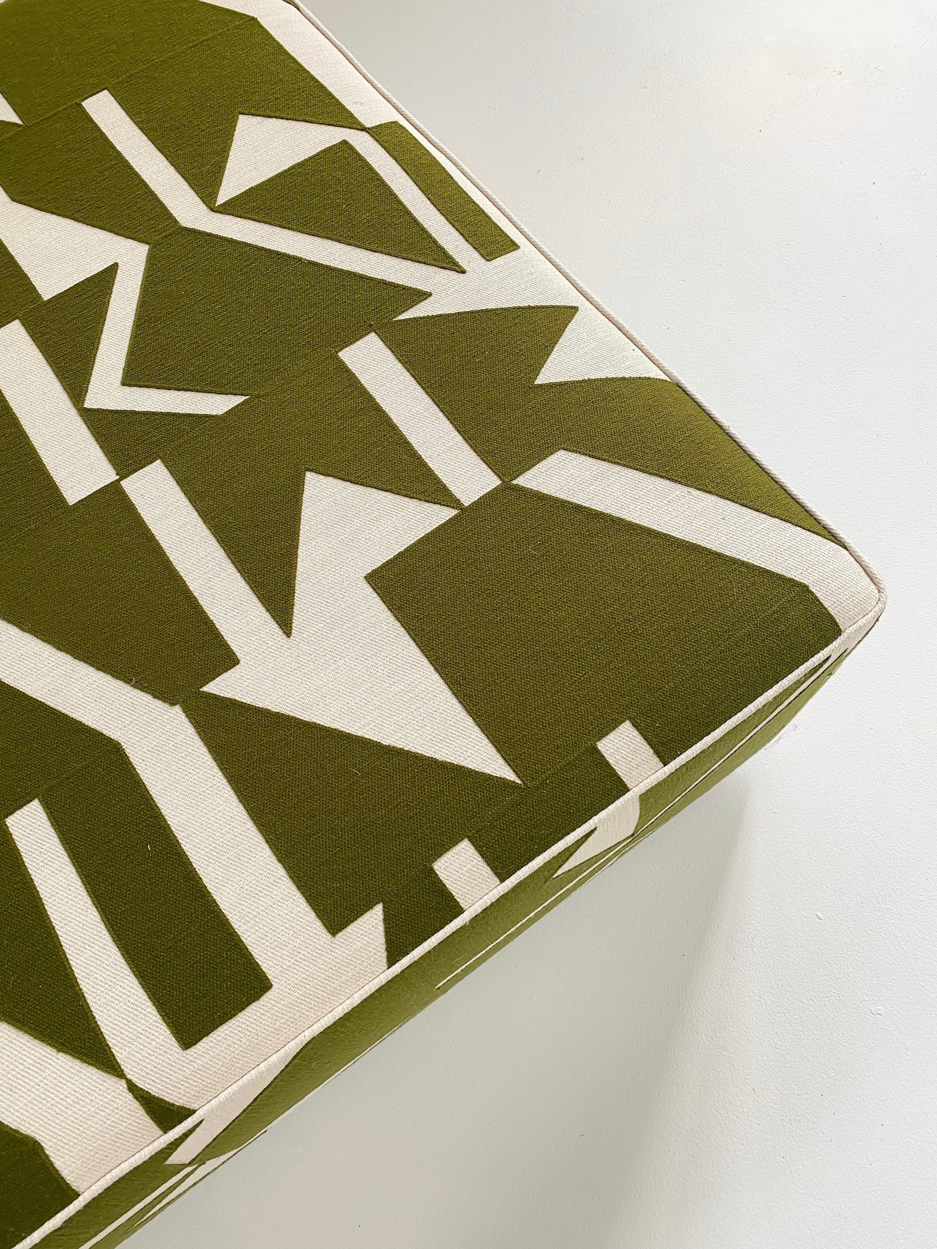 The Forsyth Ottoman in Pierre Frey Wokabi Fabric - Image 2