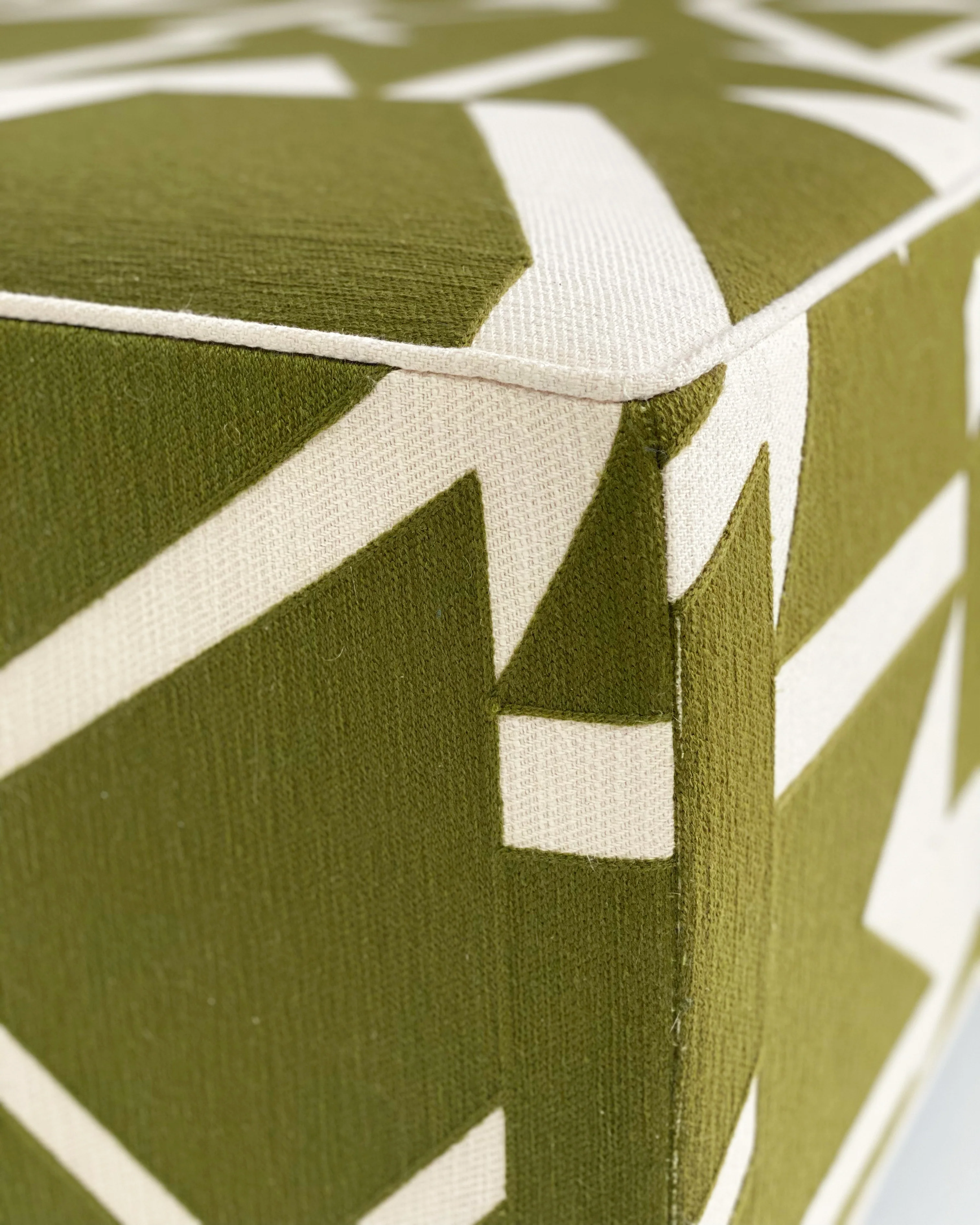 The Forsyth Ottoman in Pierre Frey Wokabi Fabric - Image 3