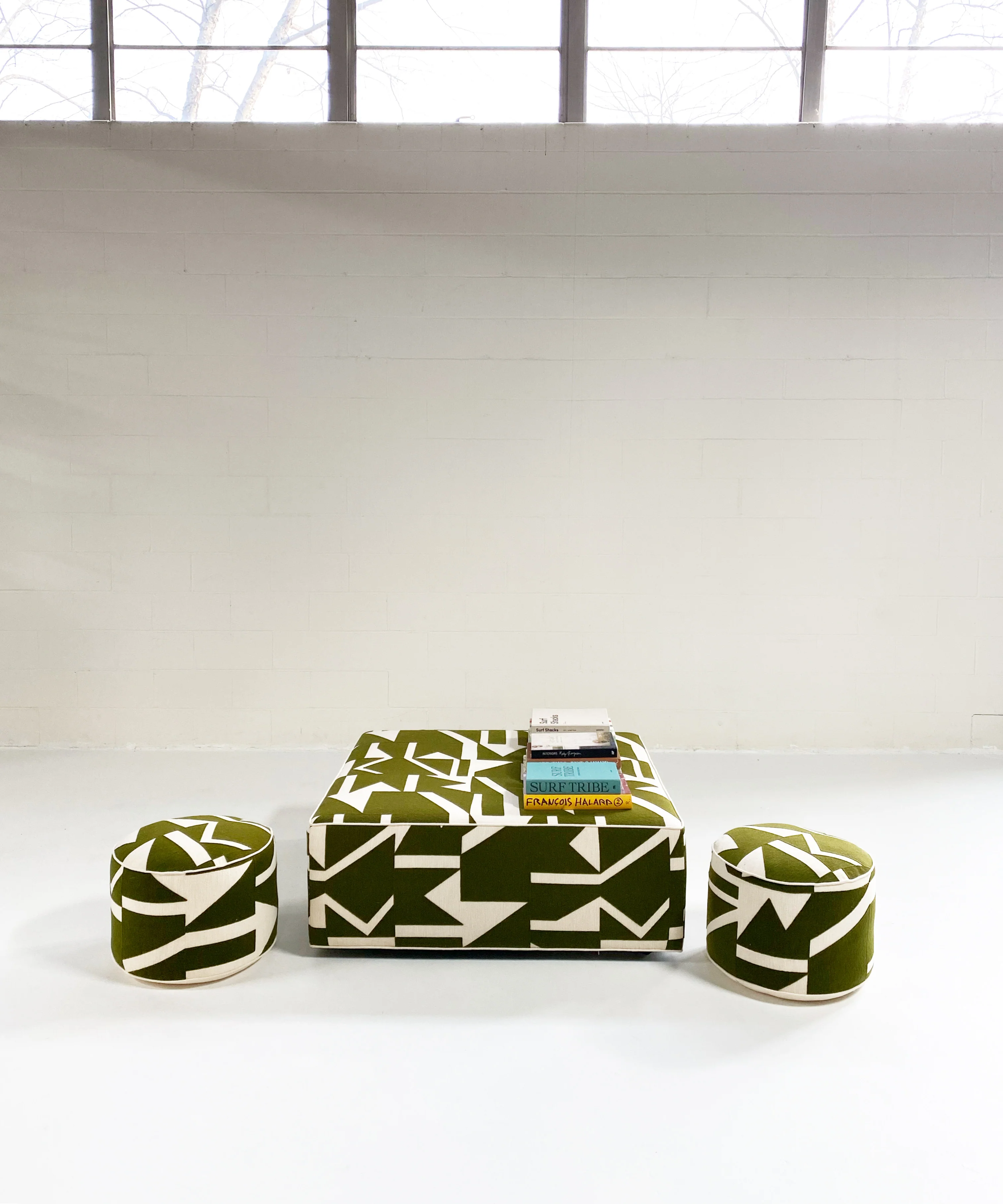 The Forsyth Ottoman in Pierre Frey Wokabi Fabric - Image 8