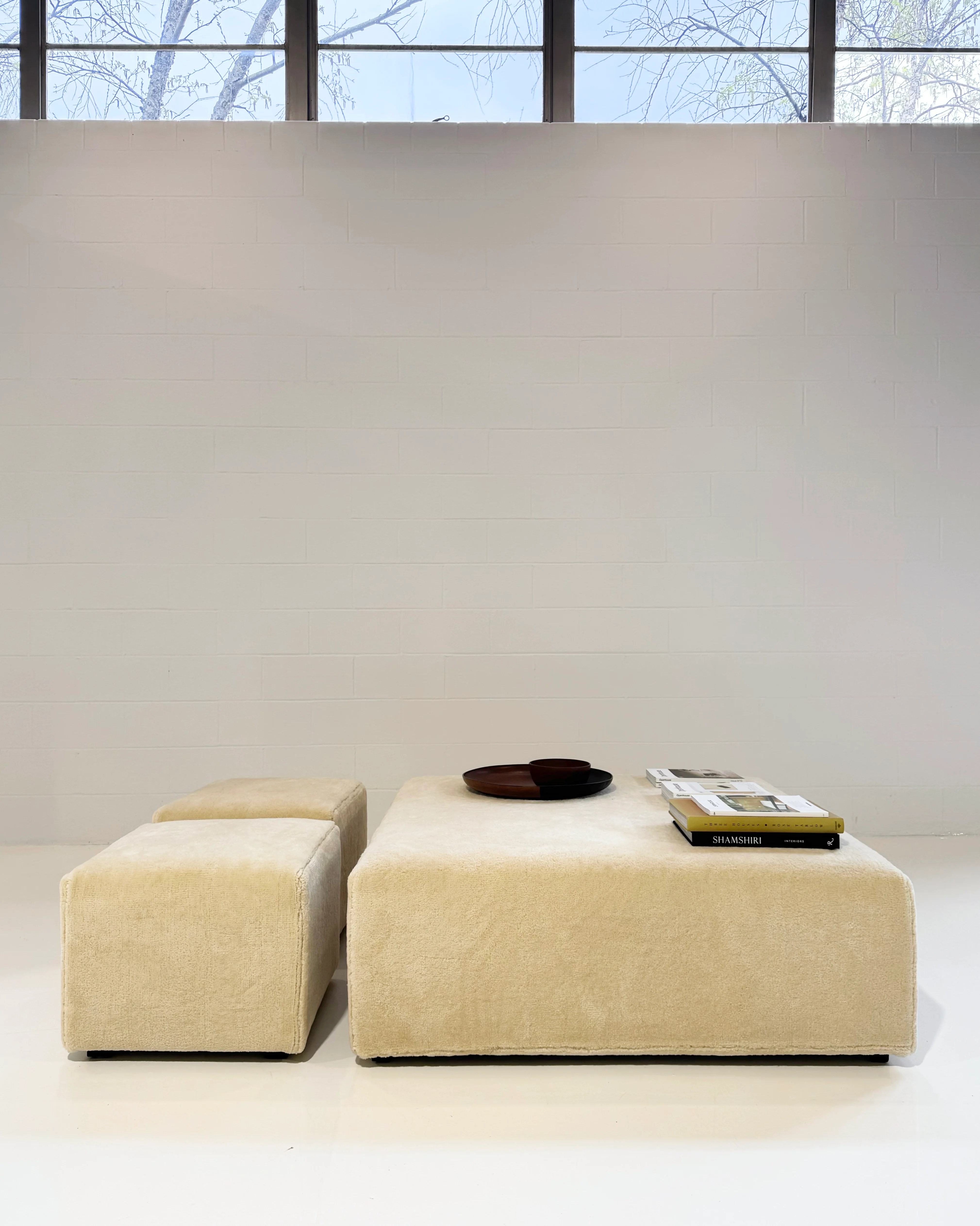 The Forsyth Ottoman in our new Galerie Rug - Image 2