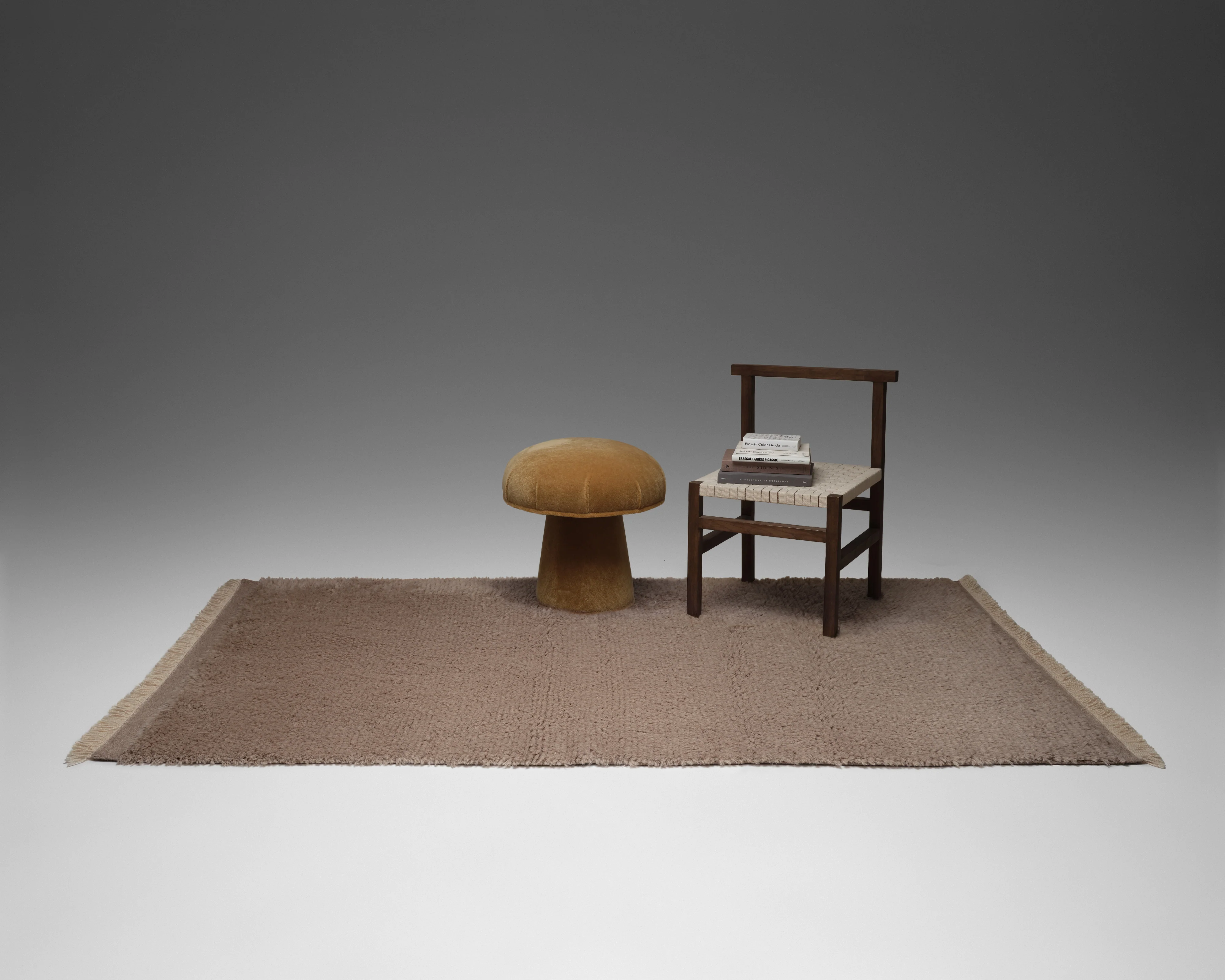 The Woolly Shag Rug - Short Pile, Taupe - Image 3