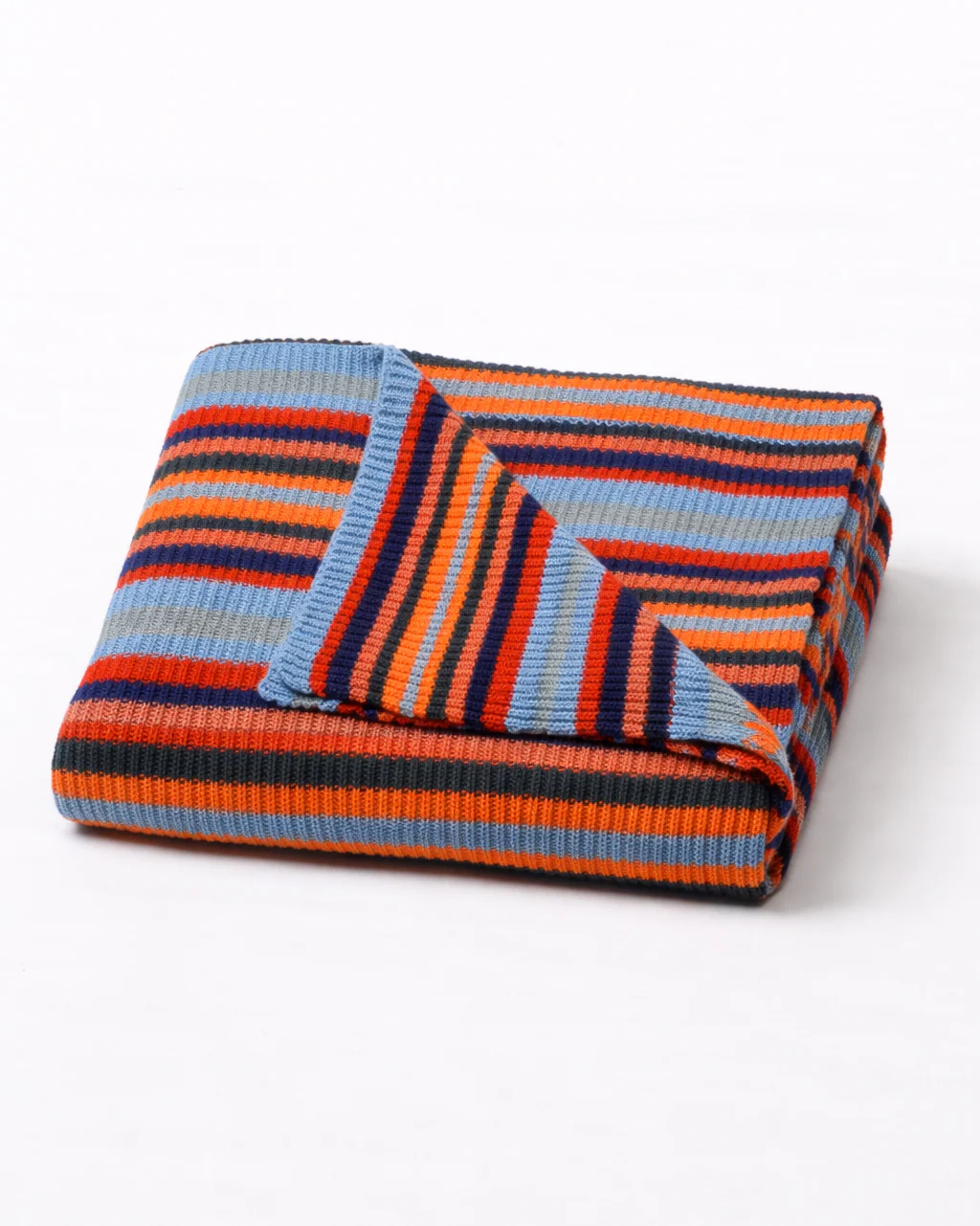 The Stripes Handknit Cashmere Throw