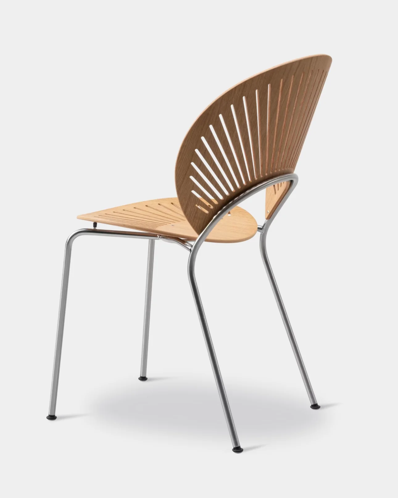 The Trinidad Chair | Oiled Oak and Chome - Image 3