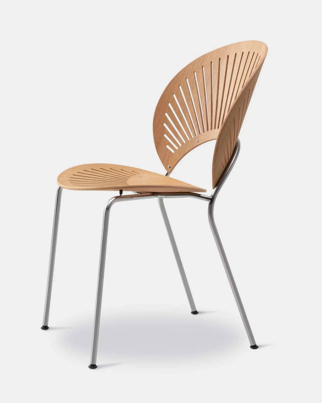 The Trinidad Chair | Oiled Oak and Chome - Image 6