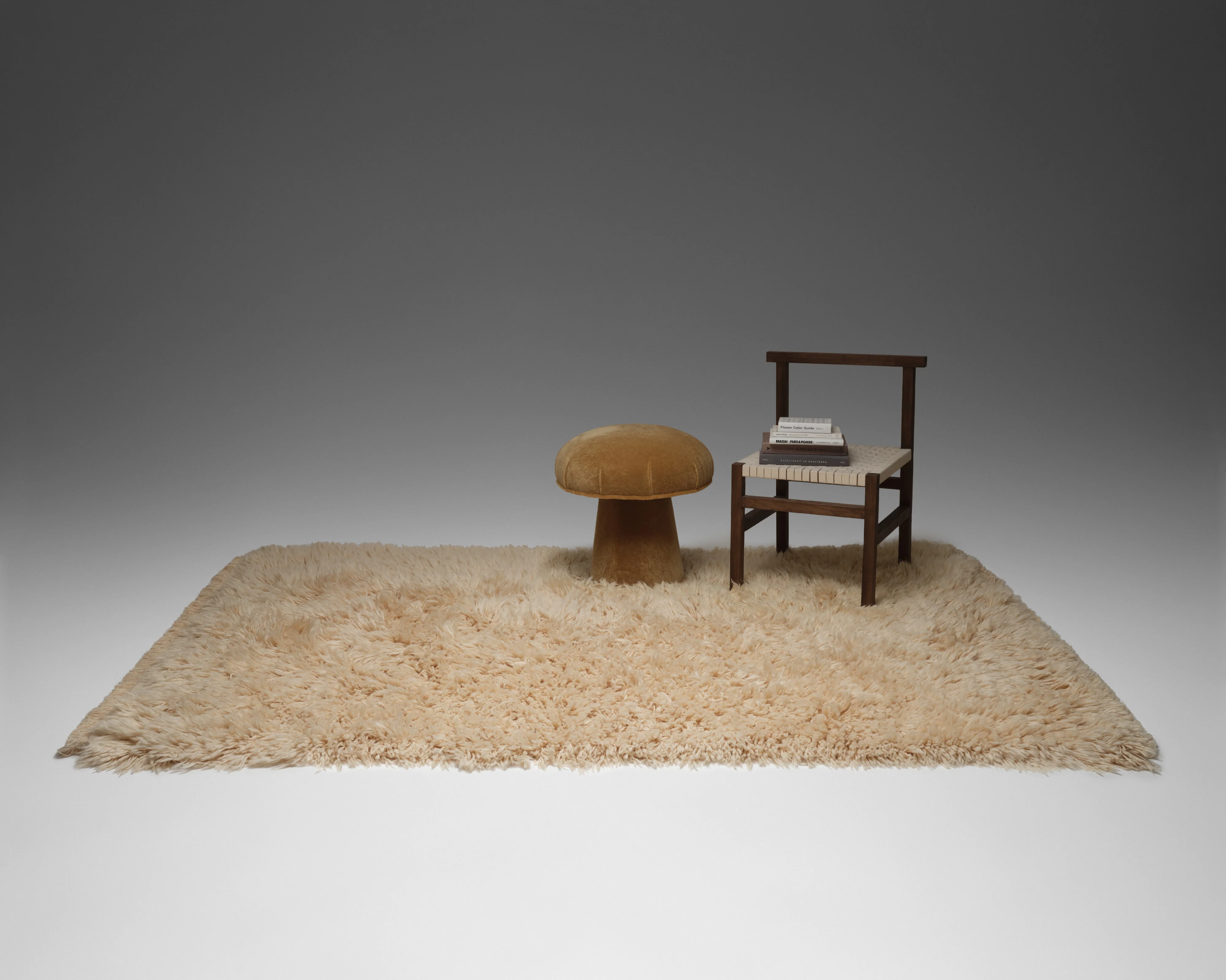 The Woolly Shag Rug - Natural - Image 3