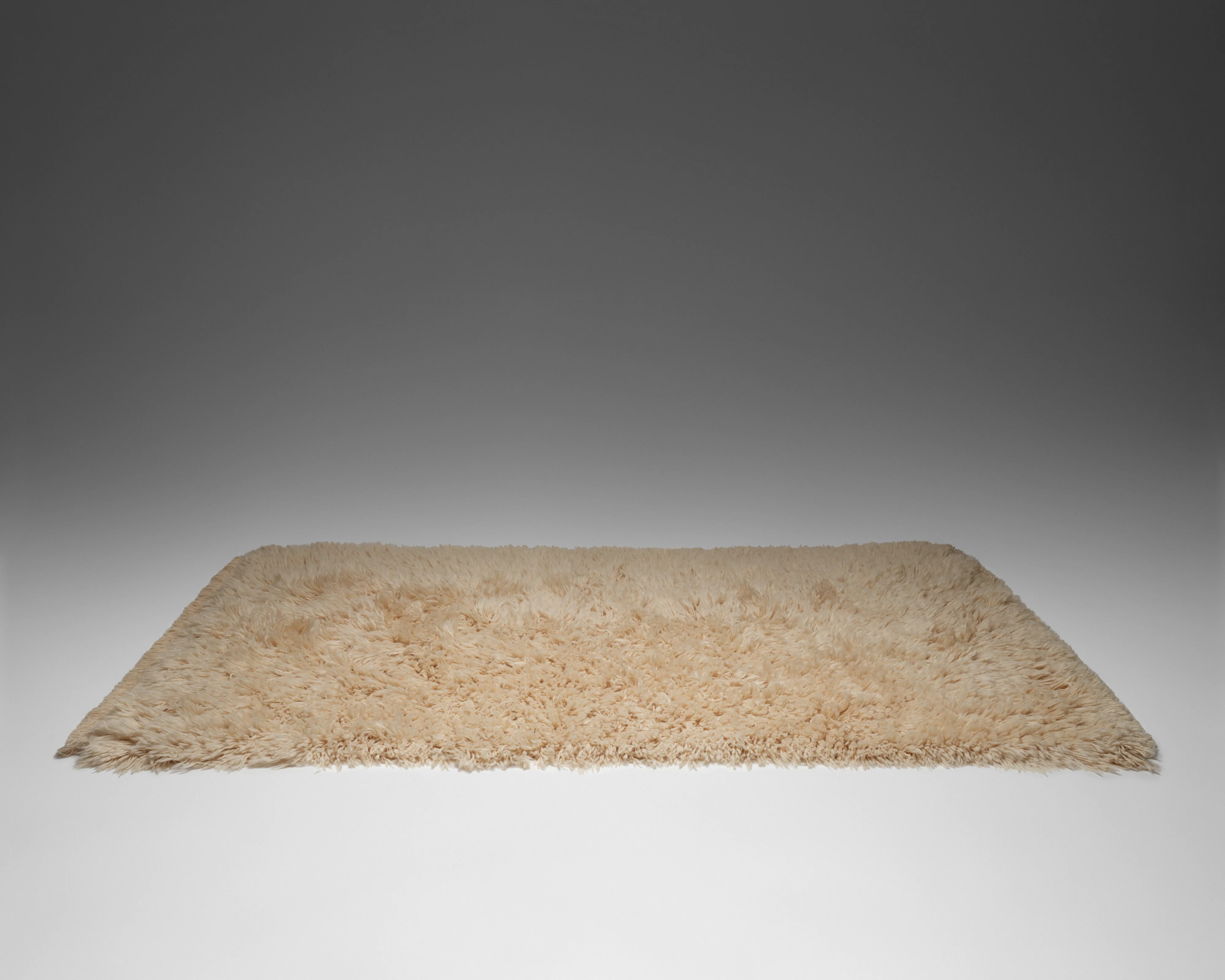 The Woolly Shag Rug - Natural - Image 4