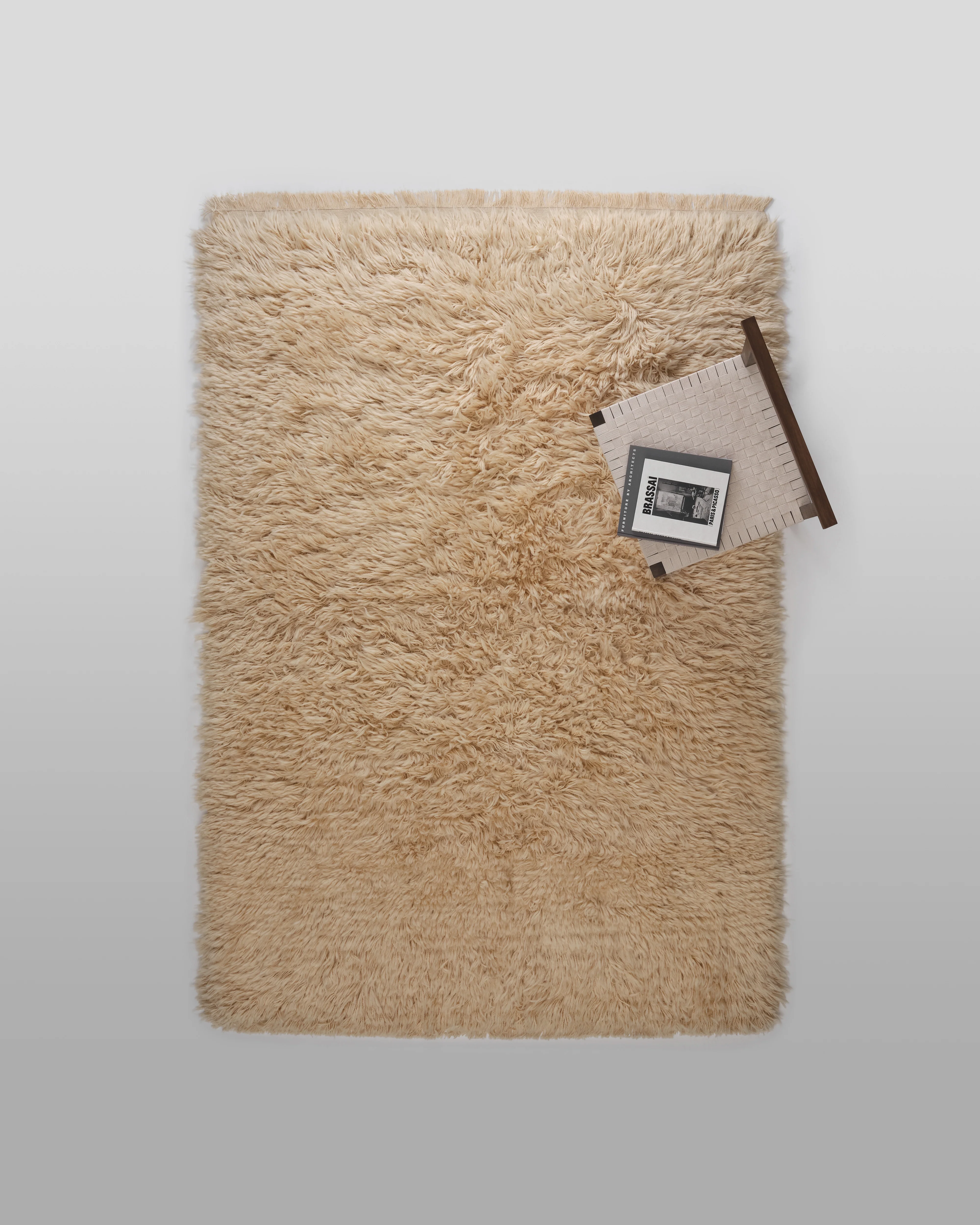 The Woolly Shag Rug - Natural - Image 6