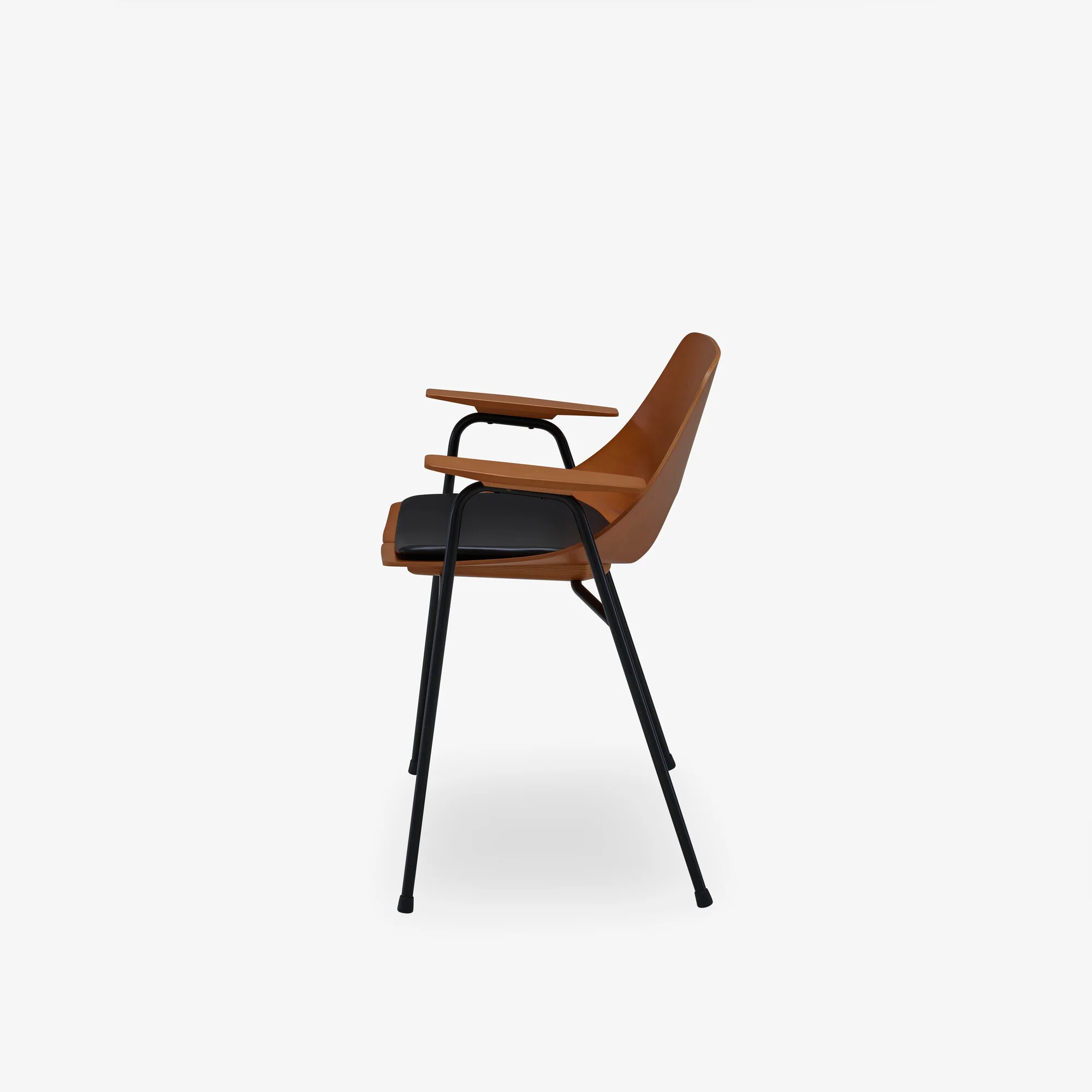 Tonneau Dining Chair with Arms - Image 3