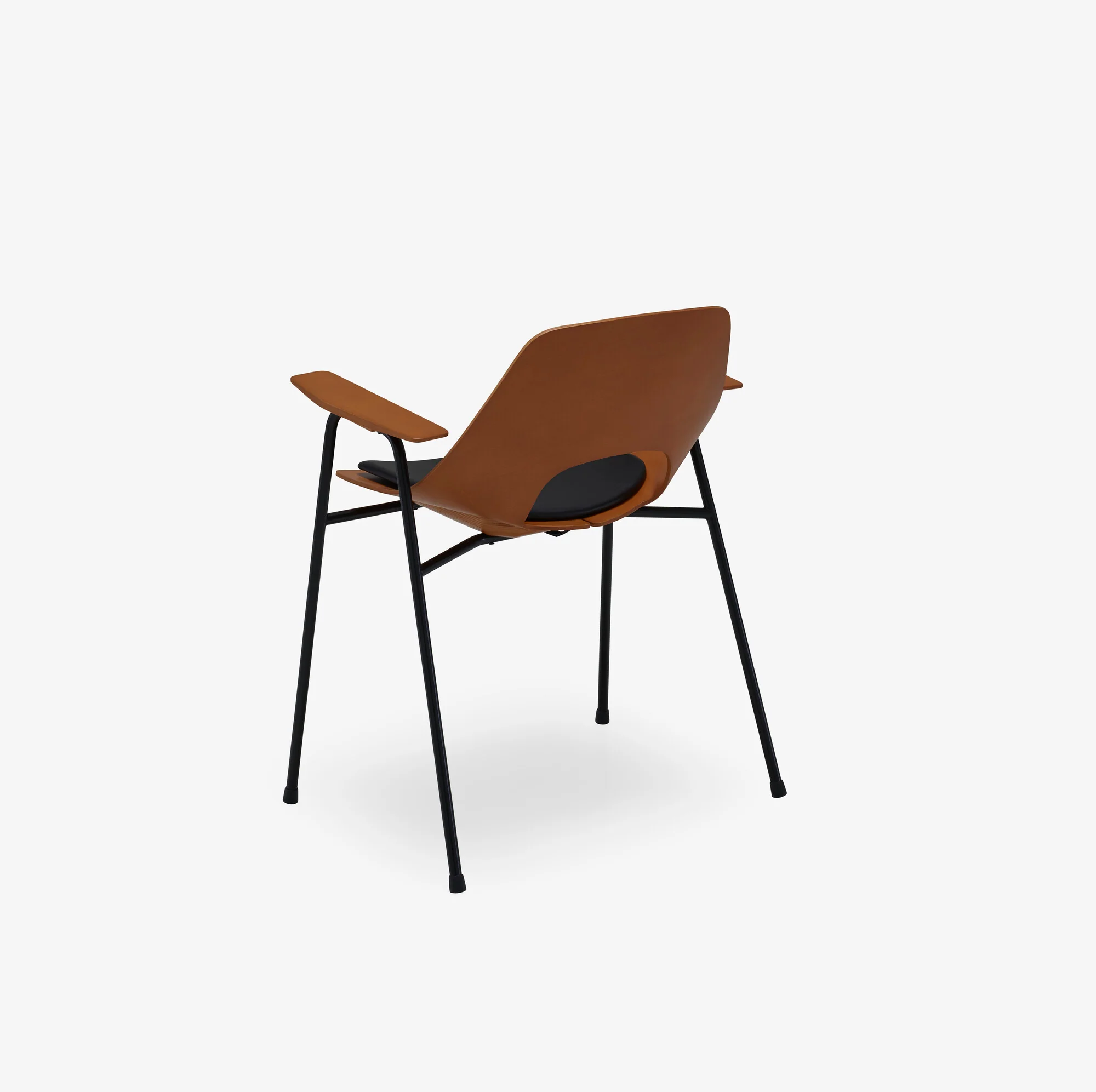 Tonneau Dining Chair with Arms - Image 4