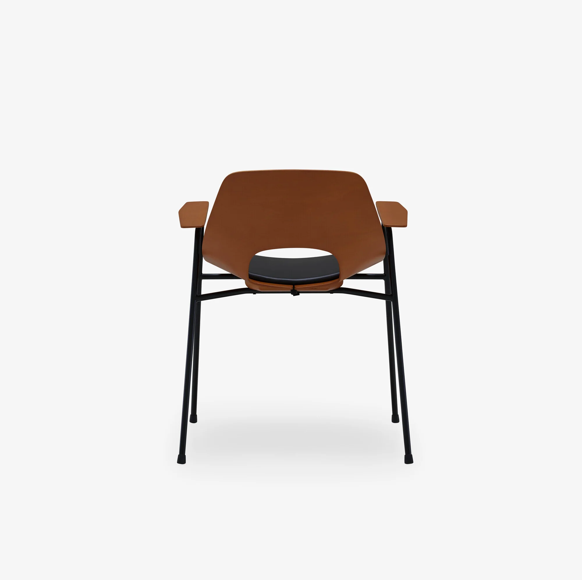 Tonneau Dining Chair with Arms - Image 5